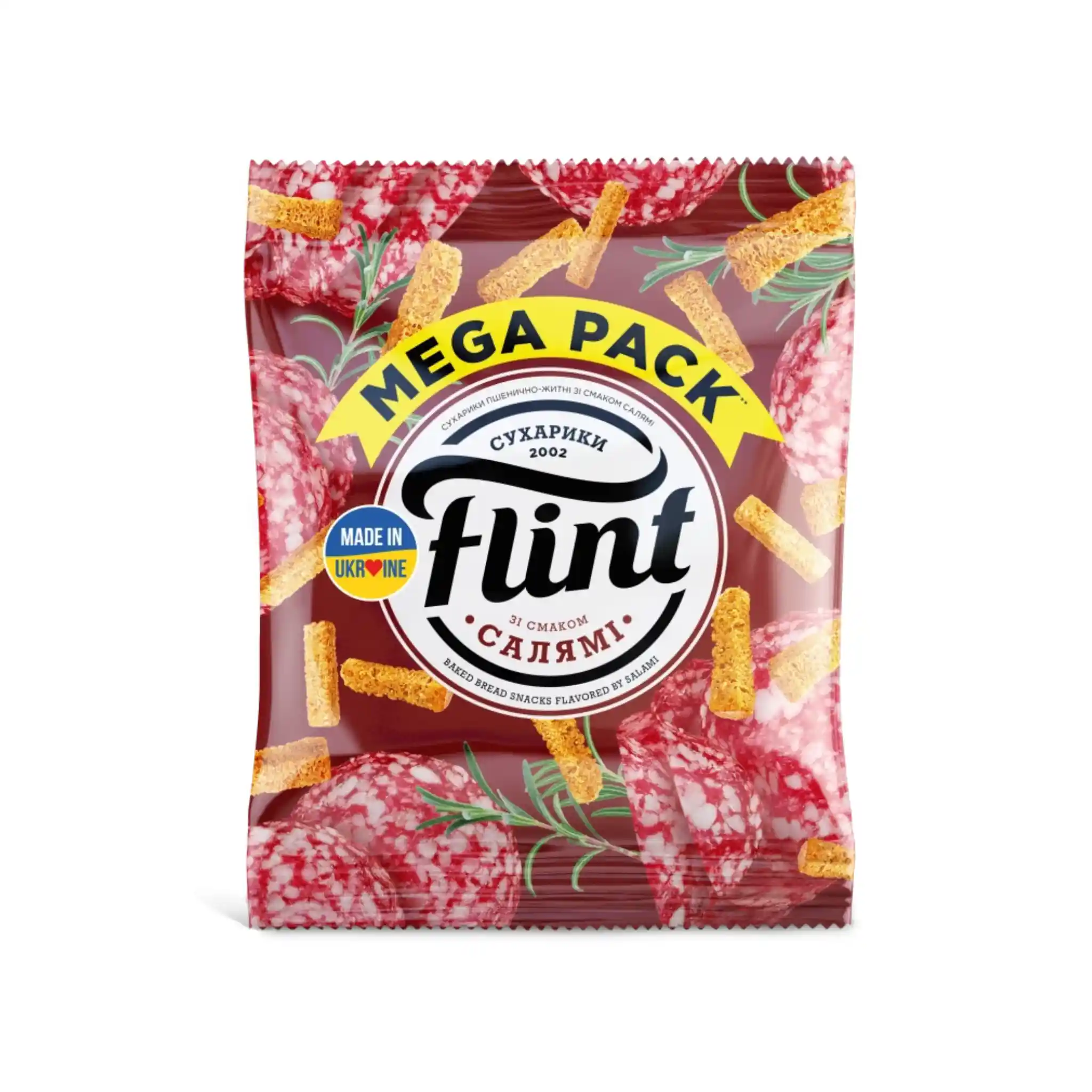 XXFlint Suchariky s příchutí salamu, 110g /40 ks
