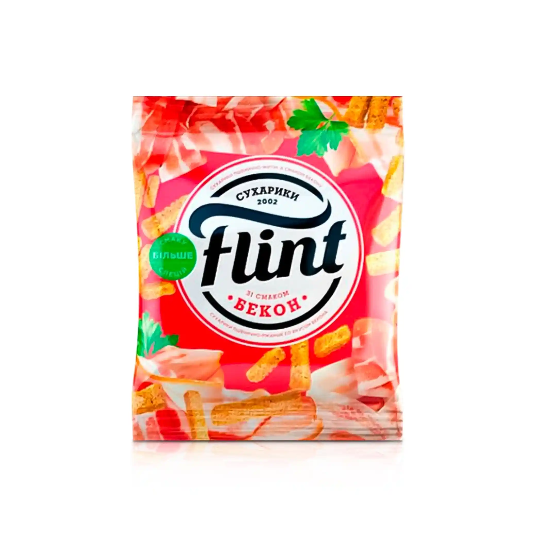 XXFlint Suchariky s příchutí anglické slaniny (bekon), 70g /22 ks