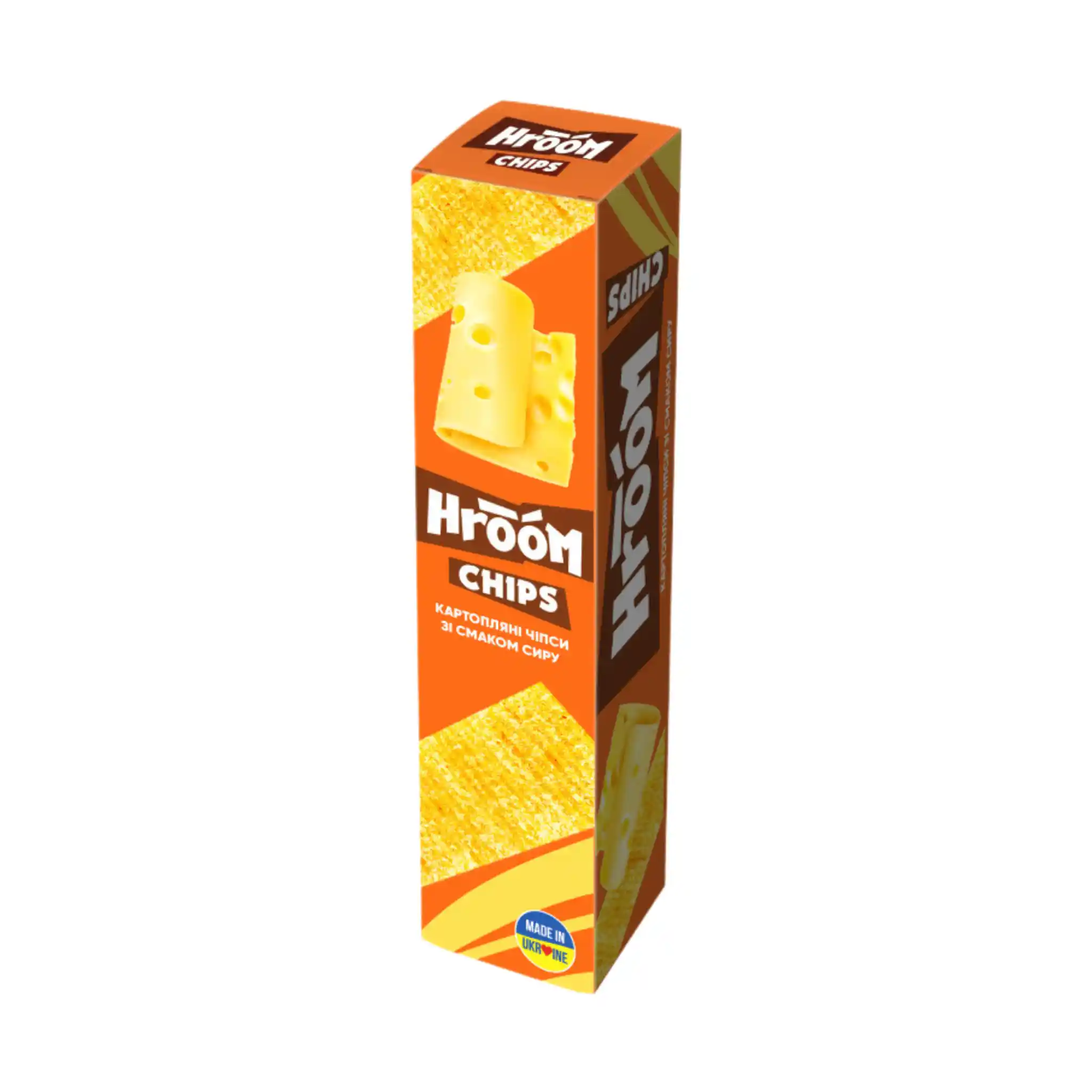 Flint Chipsy destičky "HROOM!" s příchutí sýra, 50g /56 ks