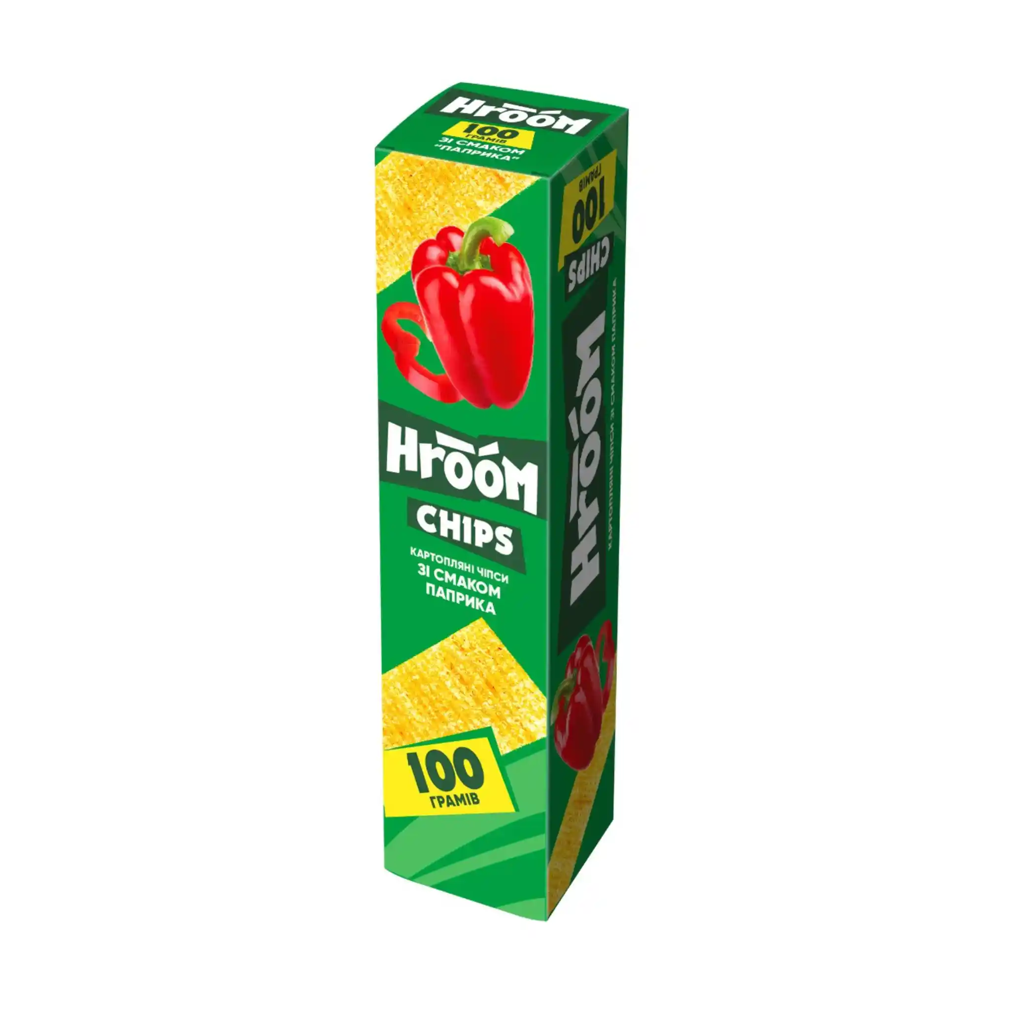 Flint Chipsy destičky "HROOM!" s příchutí papriky, 100g /40 ks