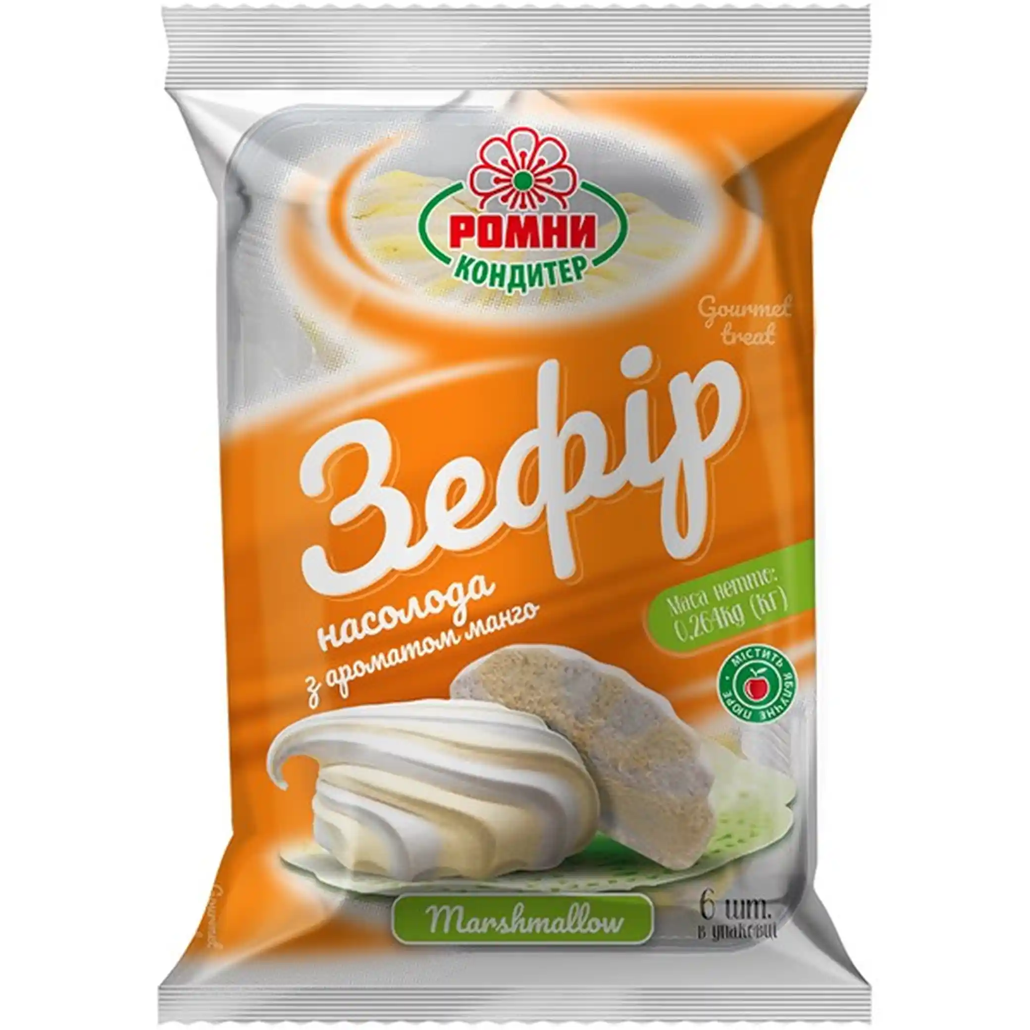 Romny "Mango", zefír, 264 g/12 ks