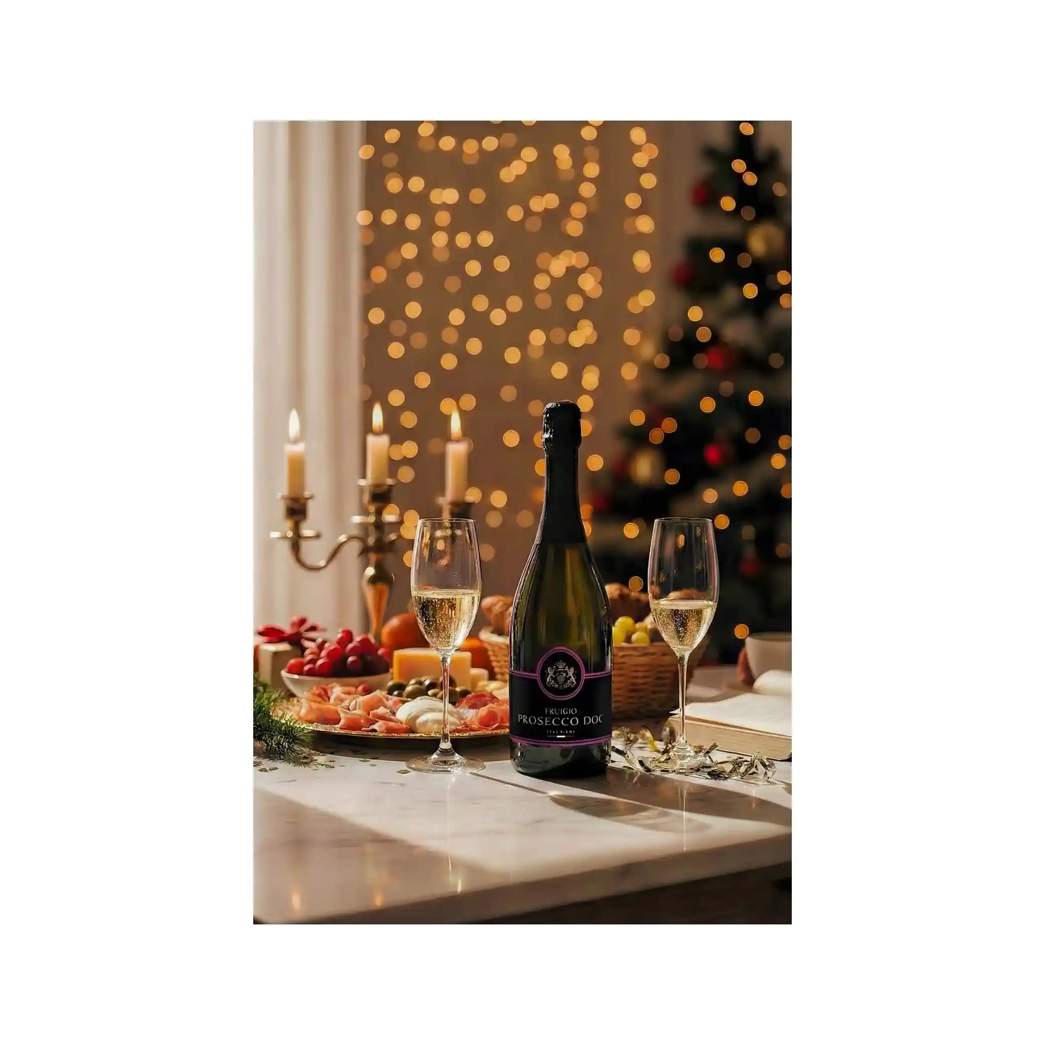 FRUIGIO Prosecco Italie 100% Glera EXTRA DRY, alk. 11%,  0,75 l/6 ks