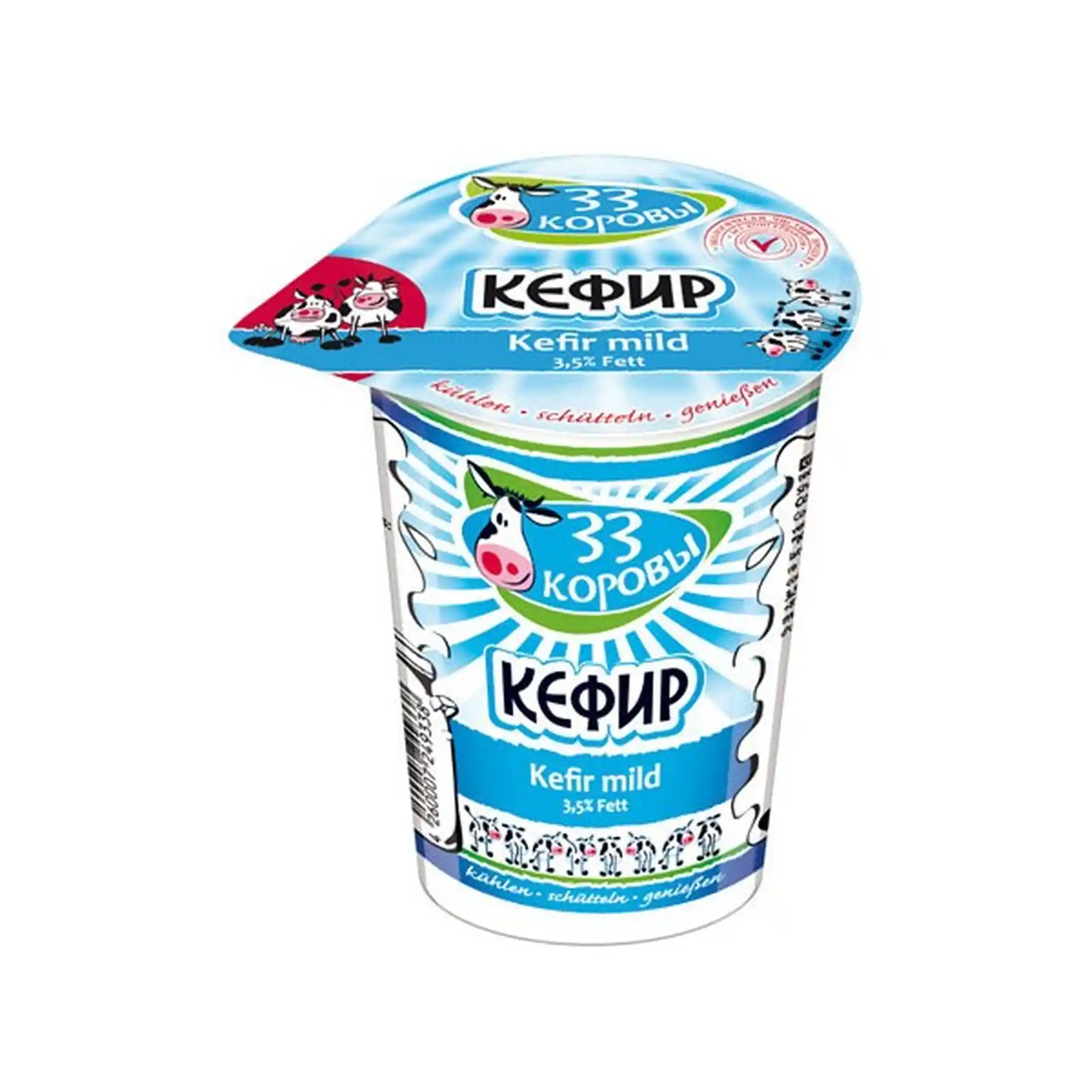 33 krávy Kefír, 3,5% tuku 500 ml/12kus
