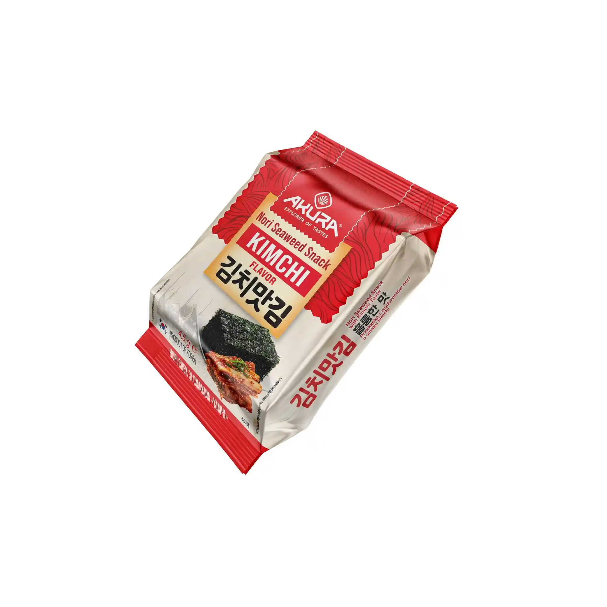 Nori snack s příchutí kimchi, 4,5 g/ 72 ks