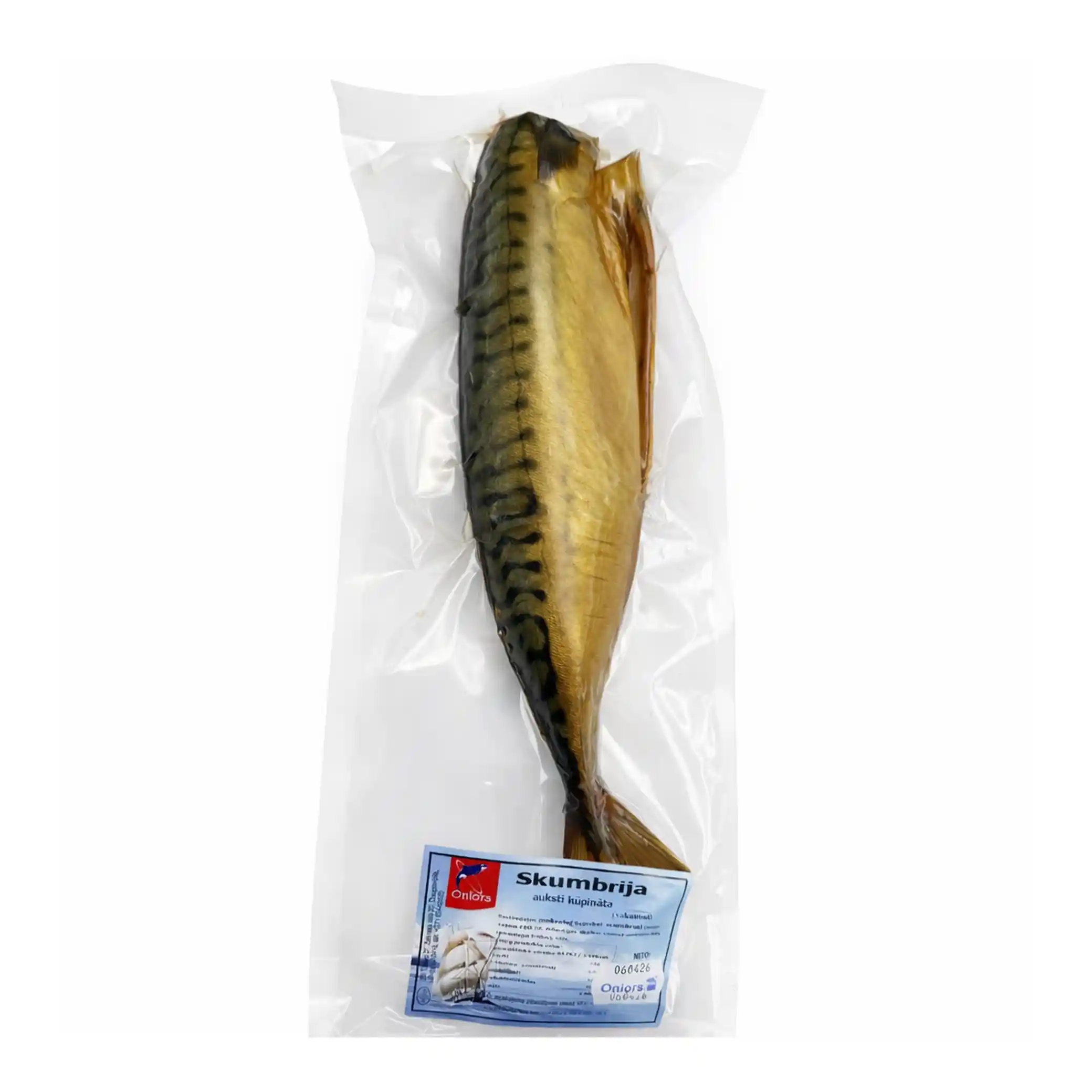 Oniors Makrela bez hlavy uzená za studena (vakuově balená) ± 350 g