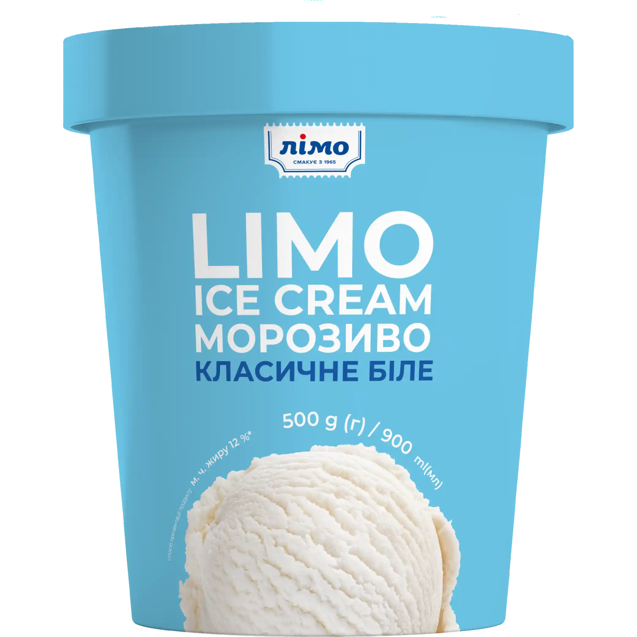 „LIMO ICE CREAM“ zmrzlina, papírový kelímek, 500 g/6ks