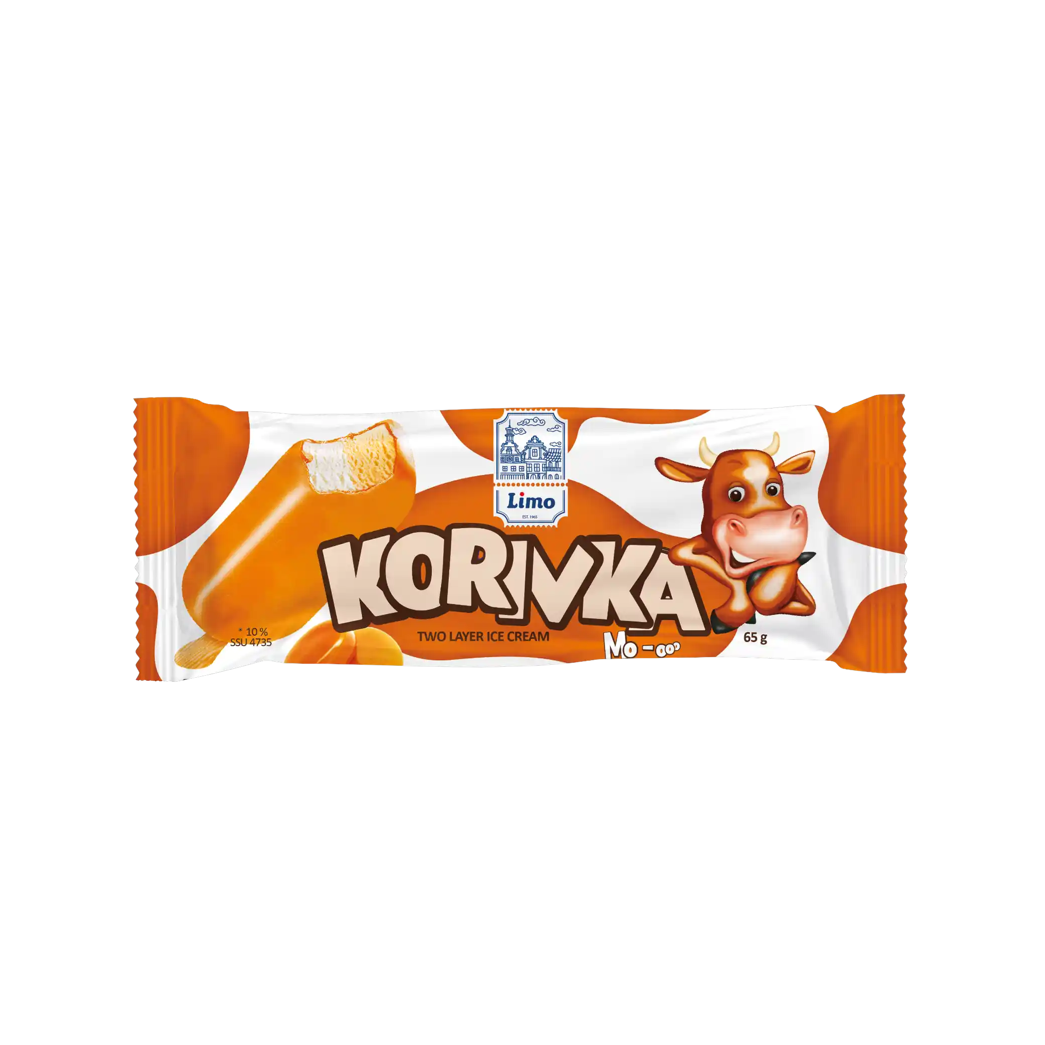 LIMO „KORIVKA MU-UUU“ eskimo karamel & sušenky, poleva, 65 g/32ks