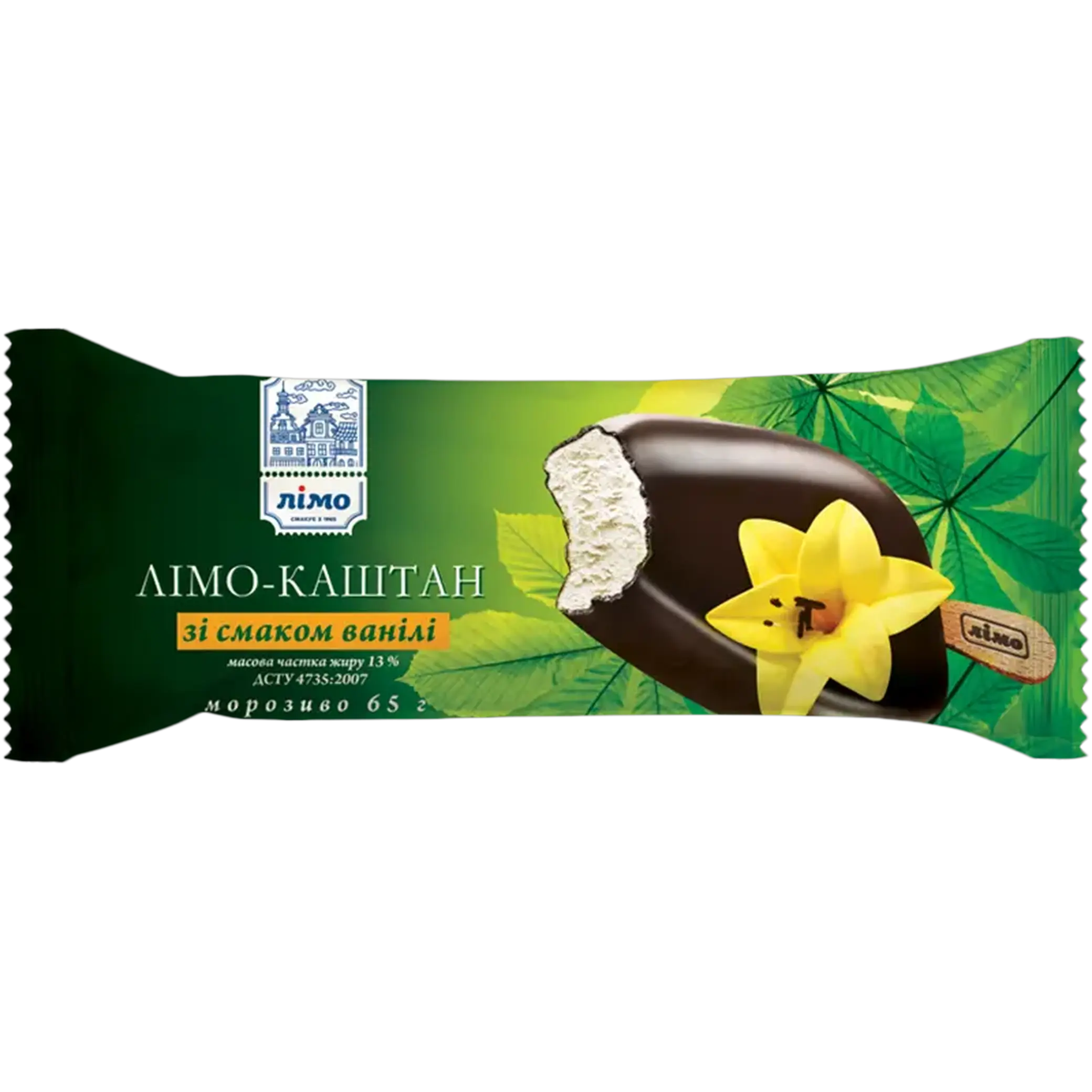 „LIMO-KAŠTAN“ eskimo vanilkové, poleva, 65 g/32ks
