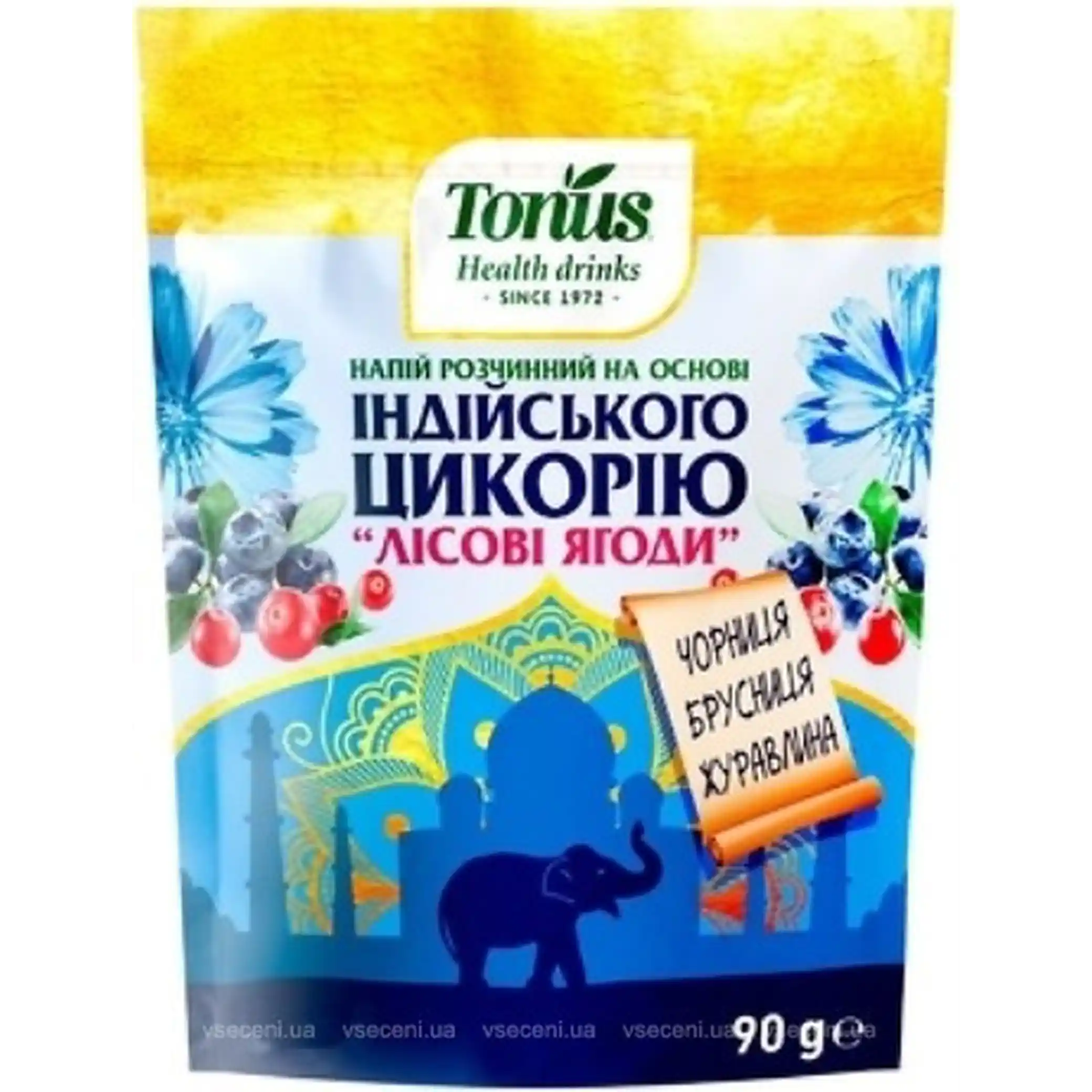 ZZ Nápoj instantní Tonus z čekanky a ječmene „Lesní ovoce“, 90 g/24ks