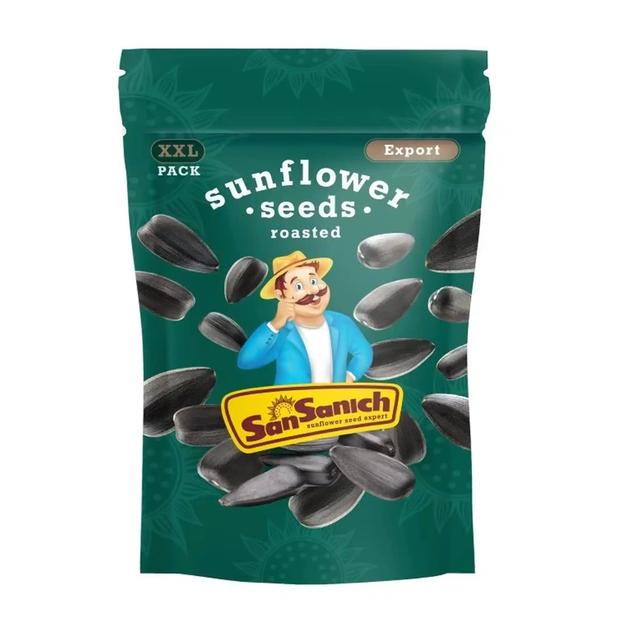 San Sanyč Slunečnicová semínka neloupaná pražená, 450g/12ks