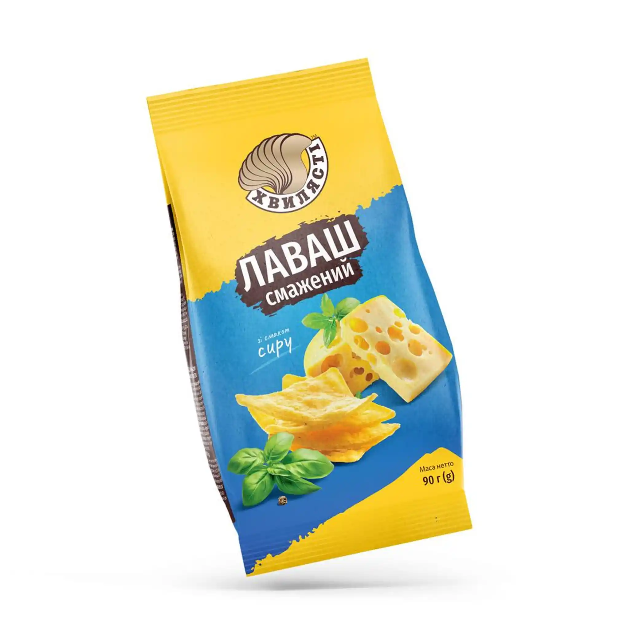 Hv lavashové chipsy „Hvylyasti“ se sýrem, 90 g / 12ks
