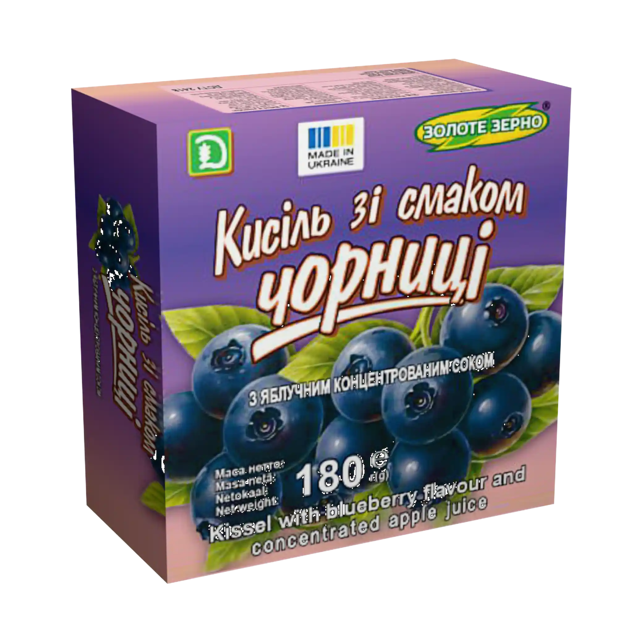 ZZ Kysel s borůvkovou příchutí s koncentrovanými šťávami, 180 g/28ks
