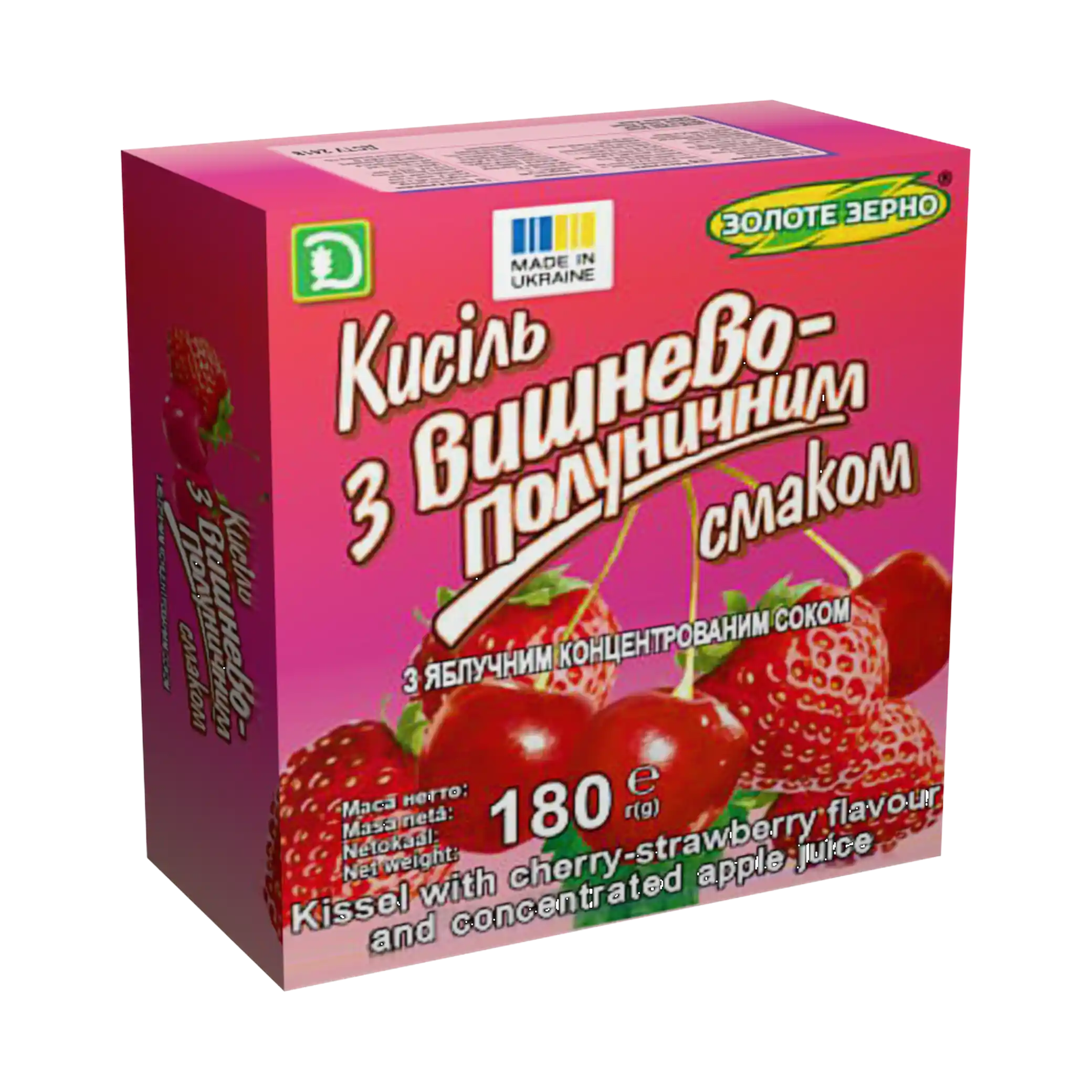 ZZ Kysel s višňovo-jahodovou příchutí s koncentrovanými šťávami, 180 g/28ks