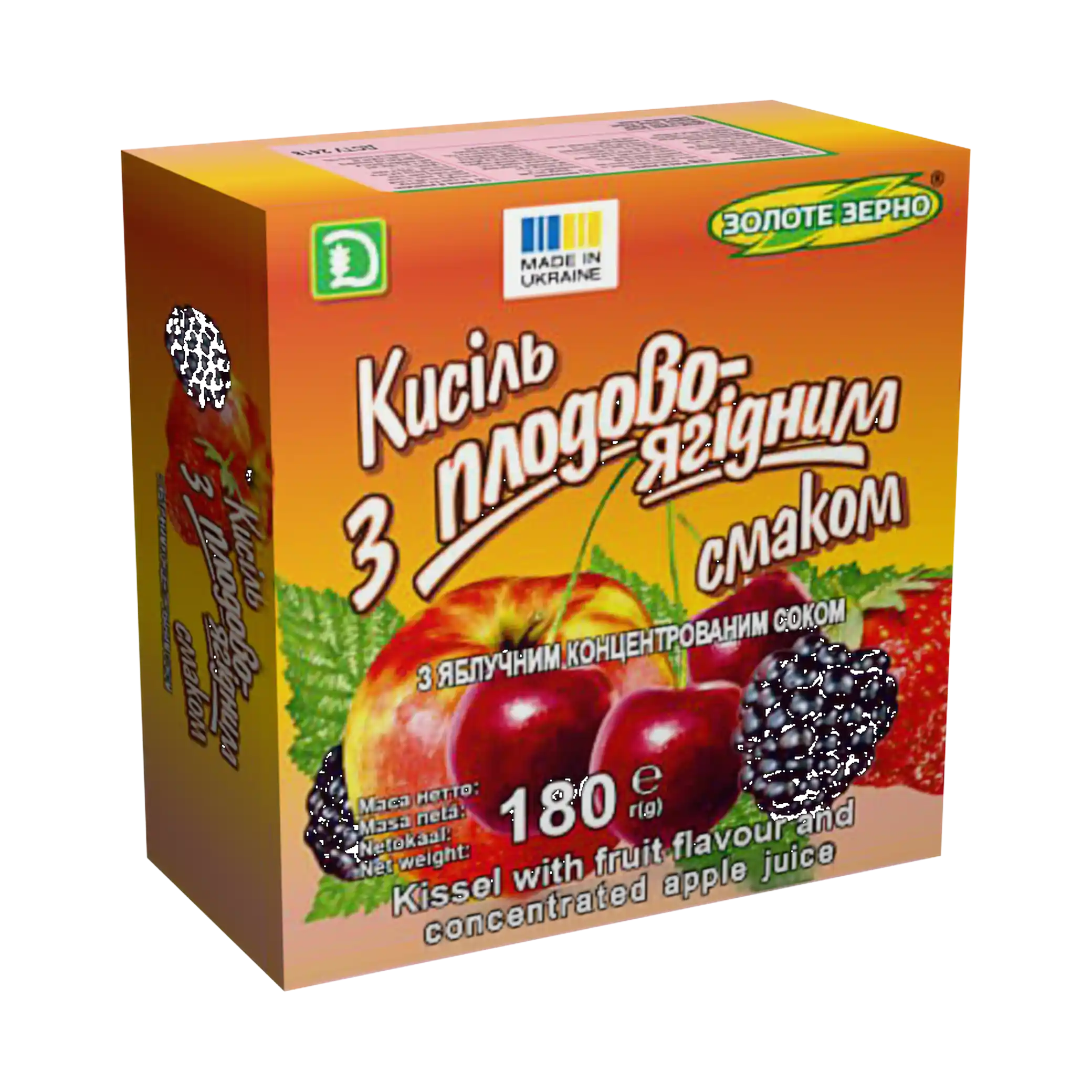 ZZ Kysel s ovocno-bobulovou příchutí s koncentrovanými šťávami, 180 g/28ks