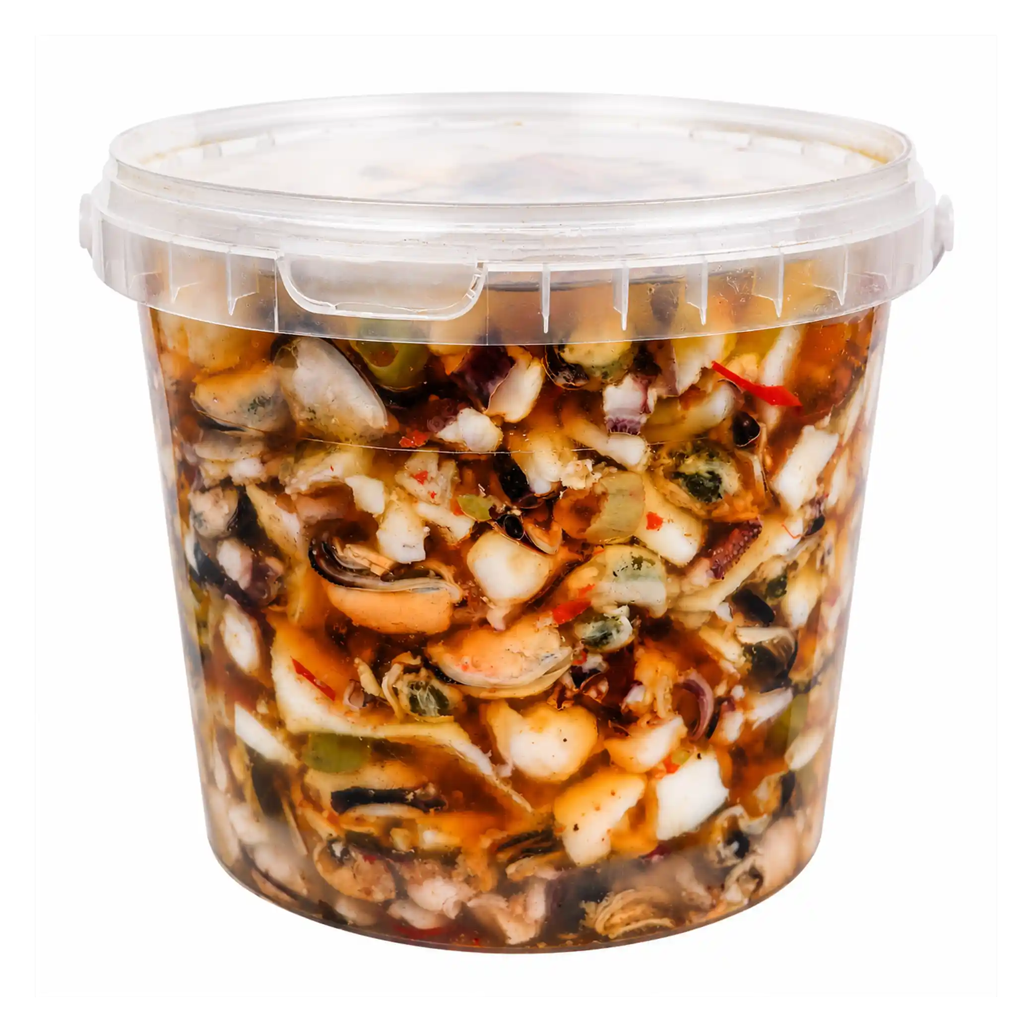 Shop Mořský koktejl v oleji (mušle, krevety, kalamáry), 2,2kg