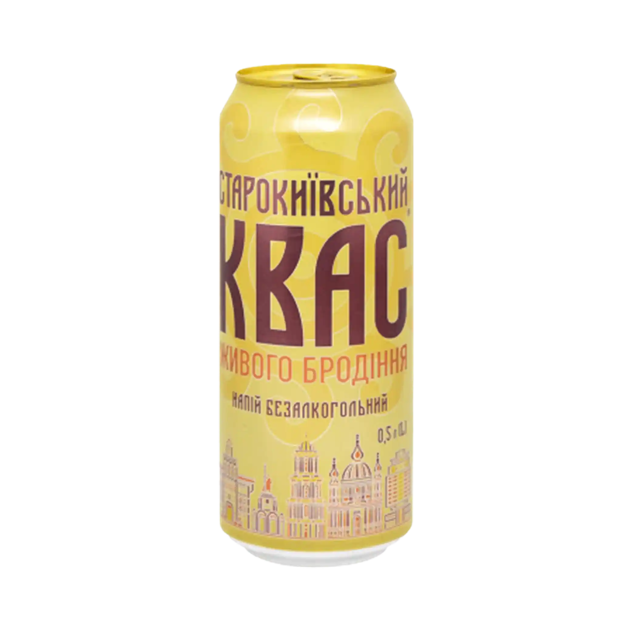 Kvas"Starokiievskij", plech. 0,5l/24ks