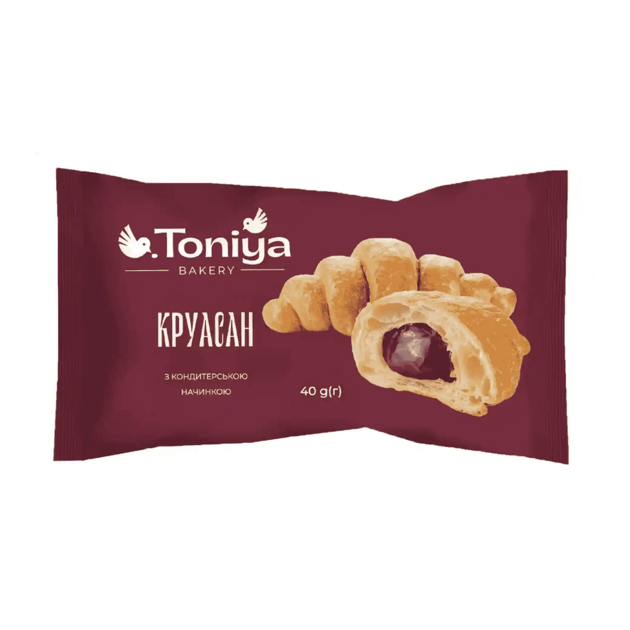 Toniya Croissant s čokoládovou náplní, 40 g/30ks