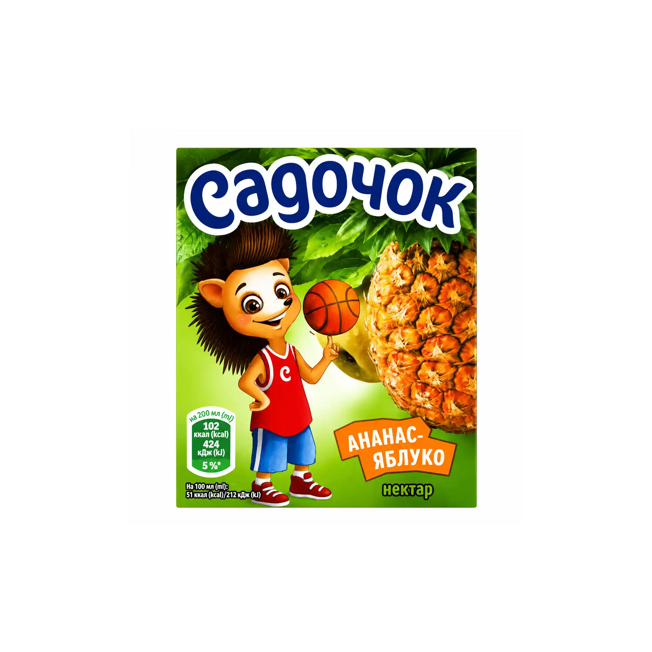 Sadočok Nektar ananasovo-jablečný, 200ml/27ks