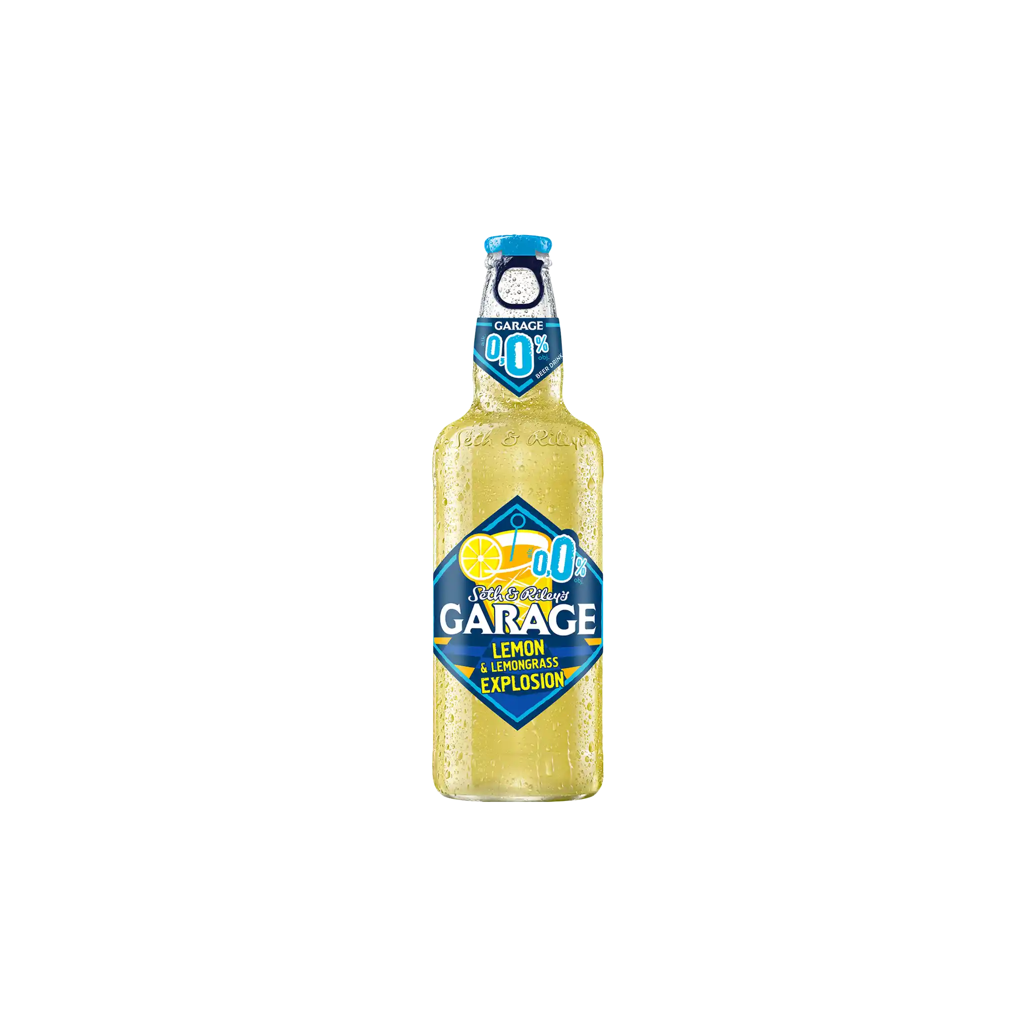 Carlsberg Pivo "GARAGE Lemon & Lemongrass Explosion" alc. 0 %, sklo, 0,4 L/20 ks