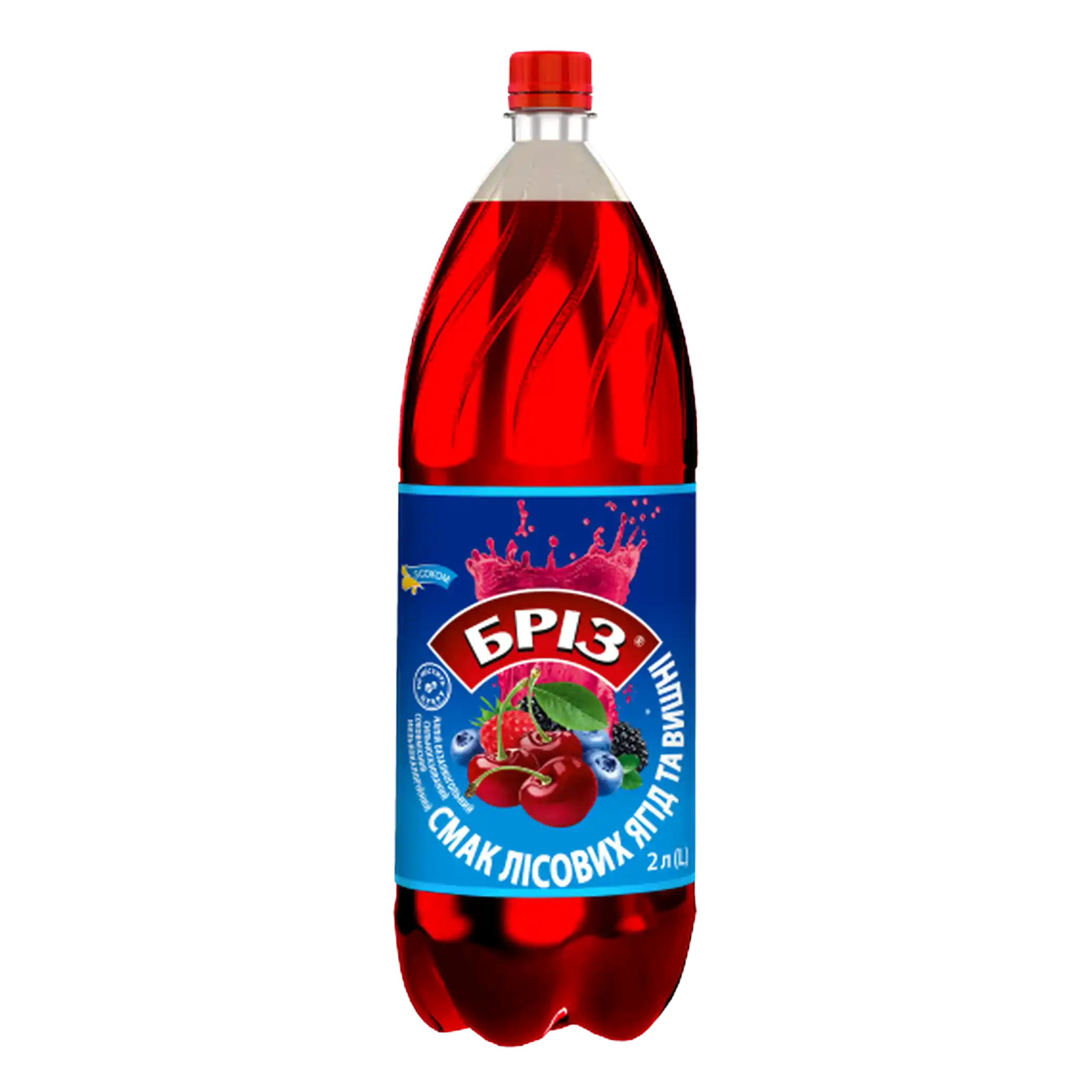 Briz Bezkalorická limonáda s příchutí lesních plodů a višně, 2l/6ks