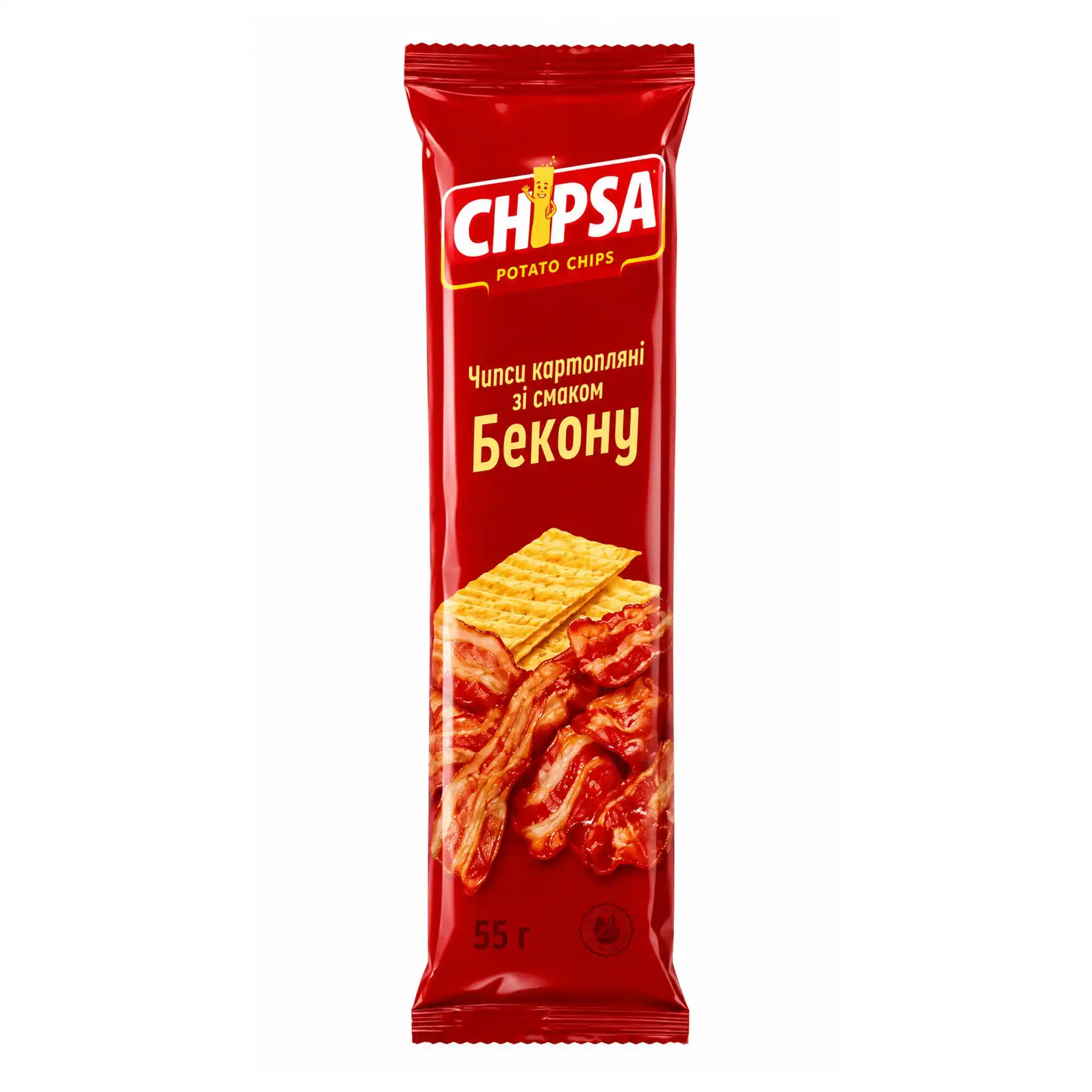Jaivir "CHIPSA" Chipsy s příchutí slaniny (bekon), 55 g/30ks