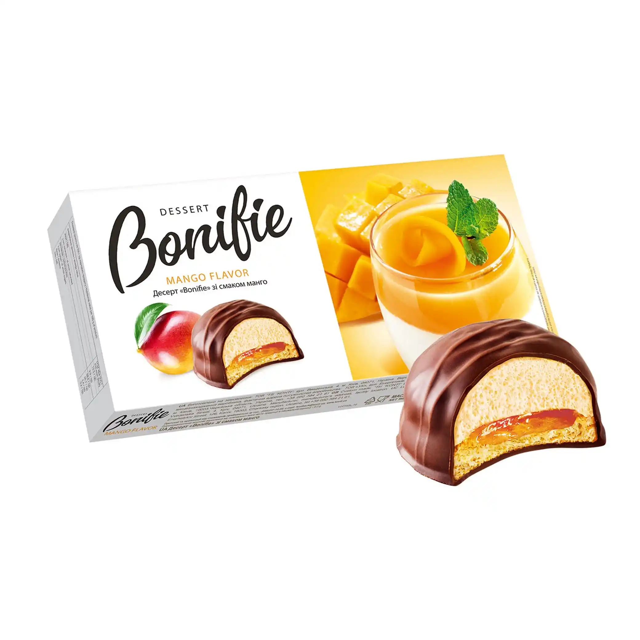 SvitKonti "Bonifie. Mango", dezert suflé, 232g/9ks