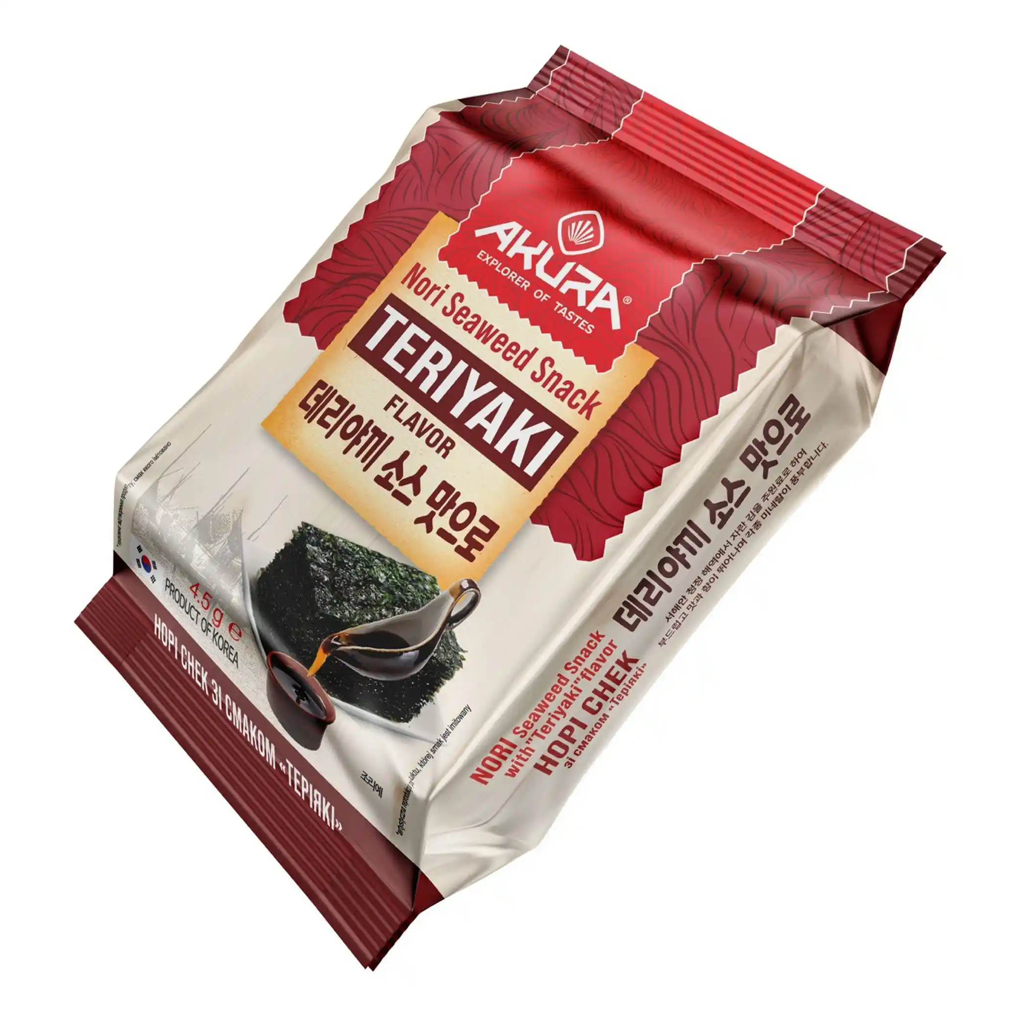 Nori "Teriyaki", snack, 4,5g/72ks