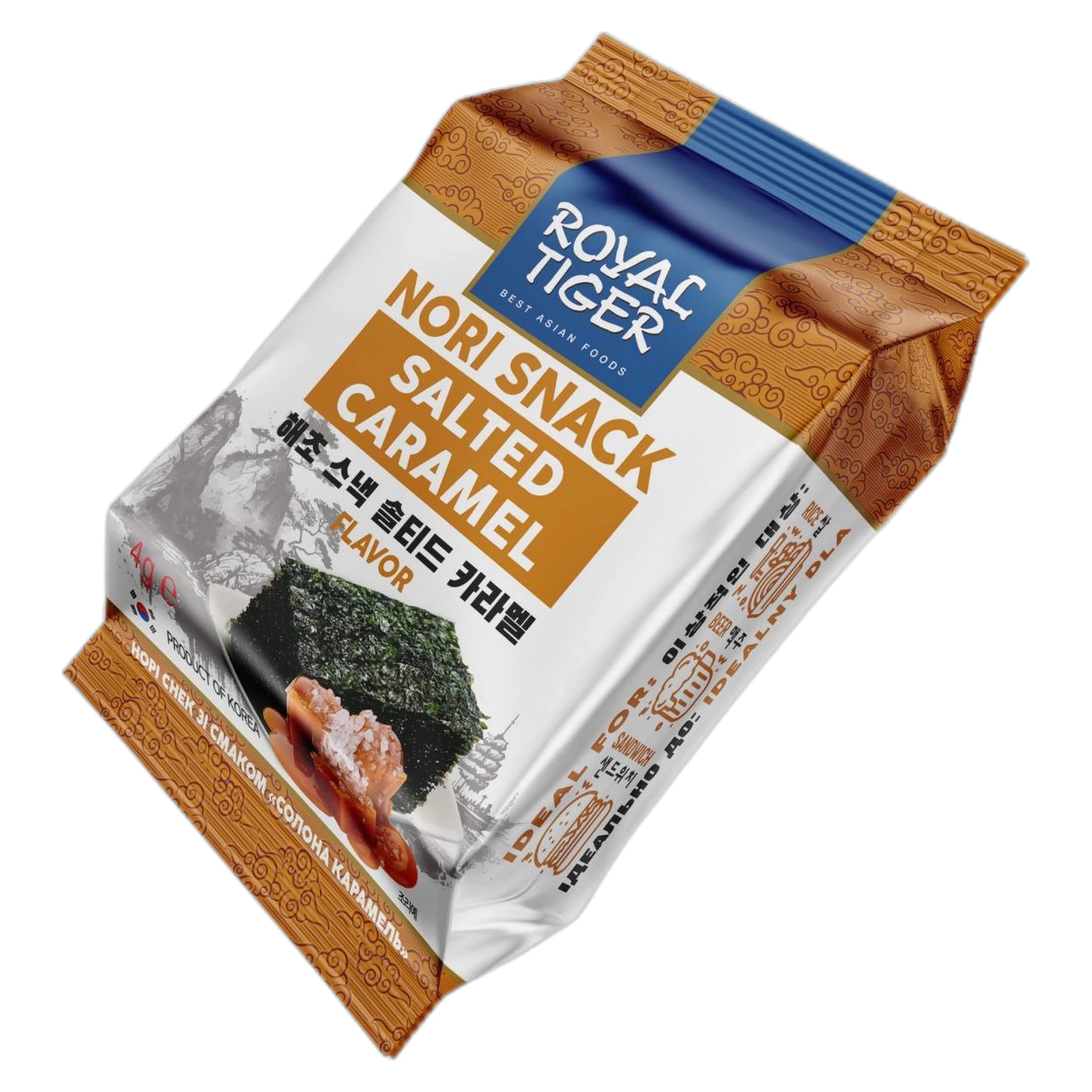 Nori snack „Slaný karamel“, 4g/ 72 k