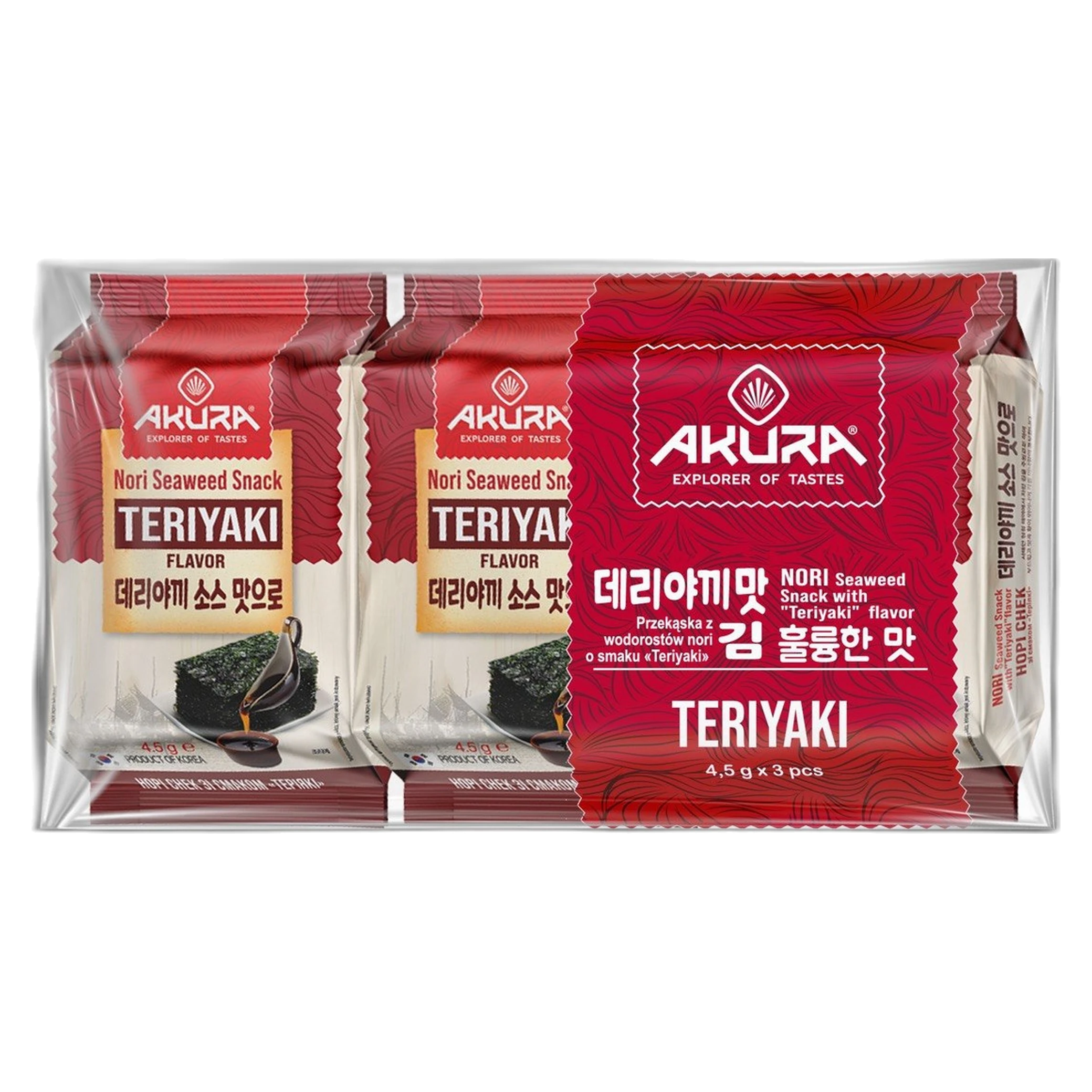 Nori "Teriyaki", snack, 4,5g/72ks