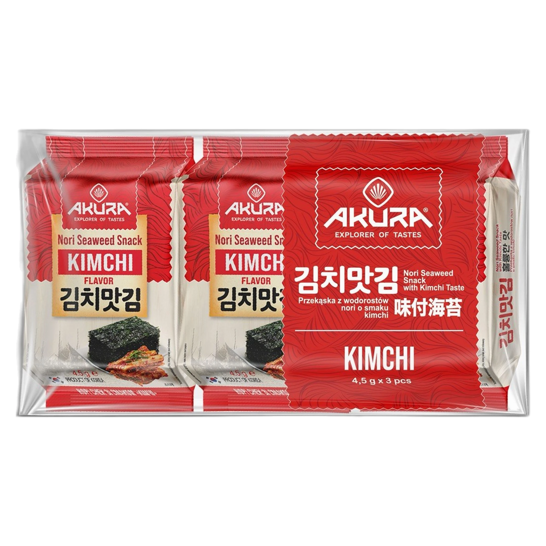 Nori "Kimchi", snack, 4,5g/72ks