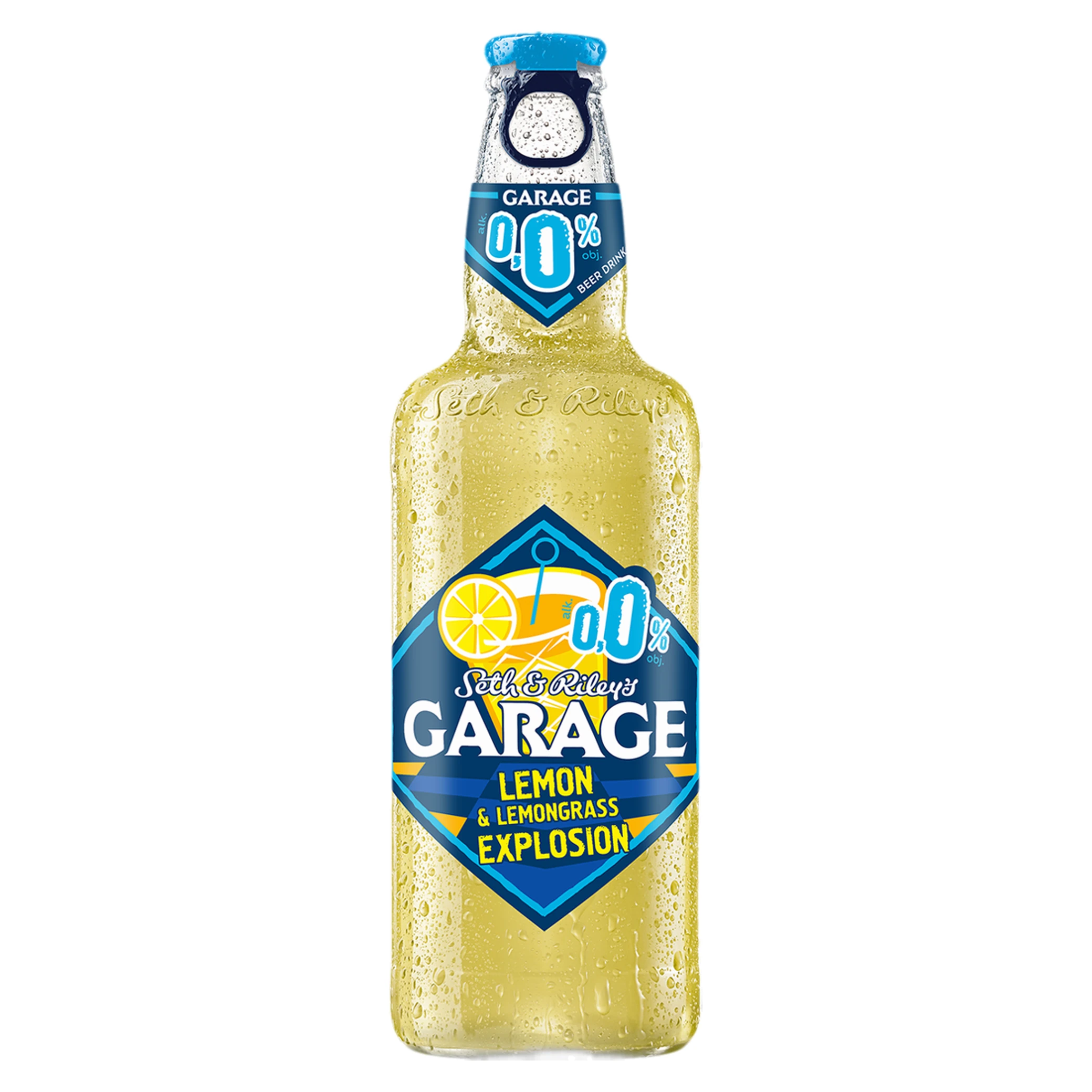 Carlsberg "Garage Lemon & Lemongrass Explosion" pivo, alc. 0 %, sklo, 0,4l/20 ks