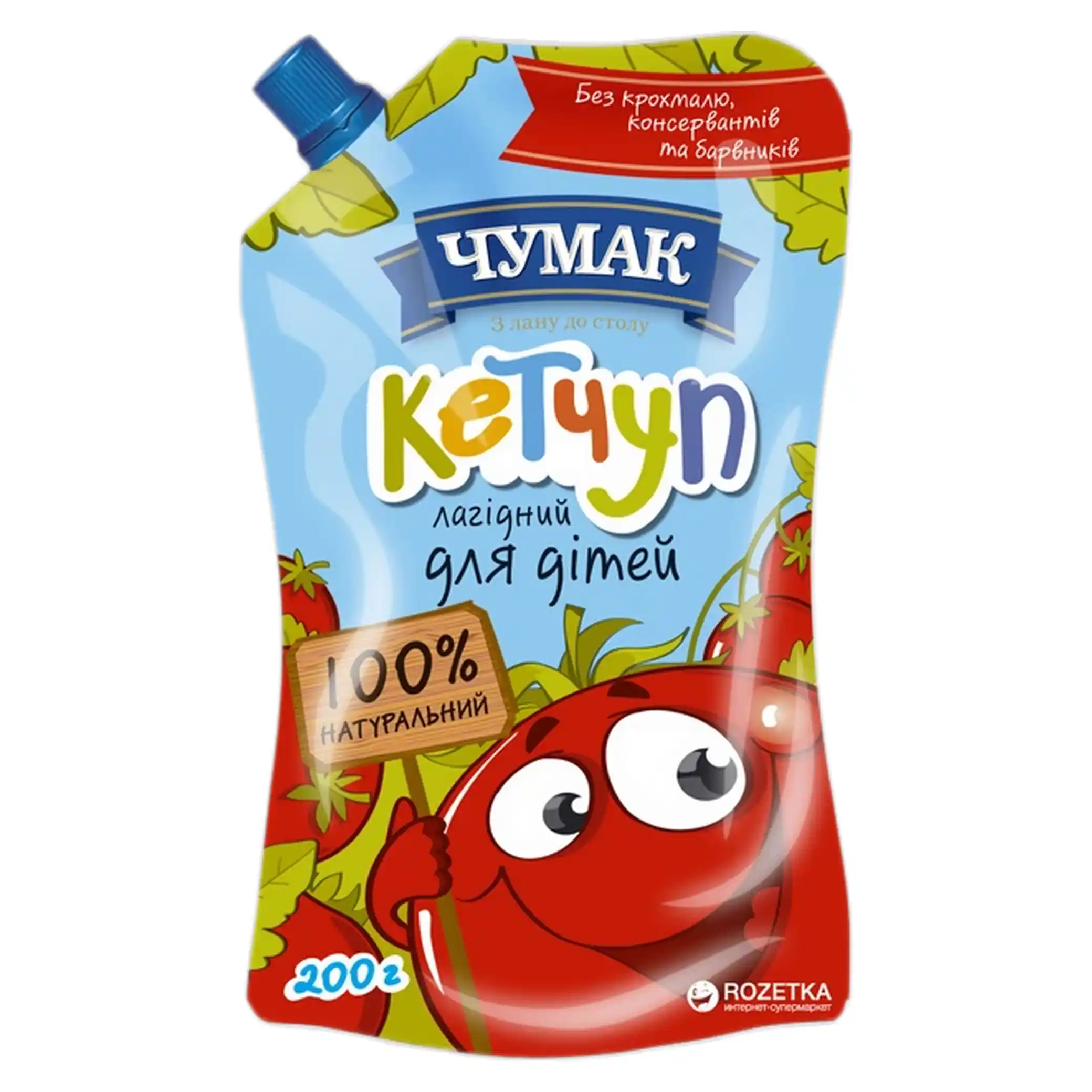 Čumak "Jemný pro děti" kečup, 200g/48ks