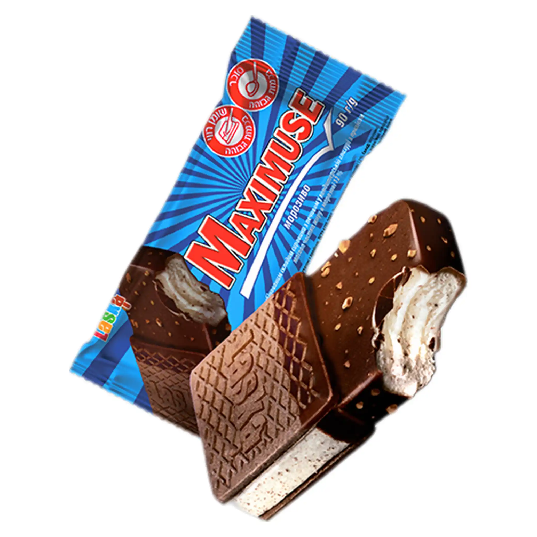 Laska "Maximuse" zmrzlinový sendvič s čokoládovými sušenkami, 90 g/30ks