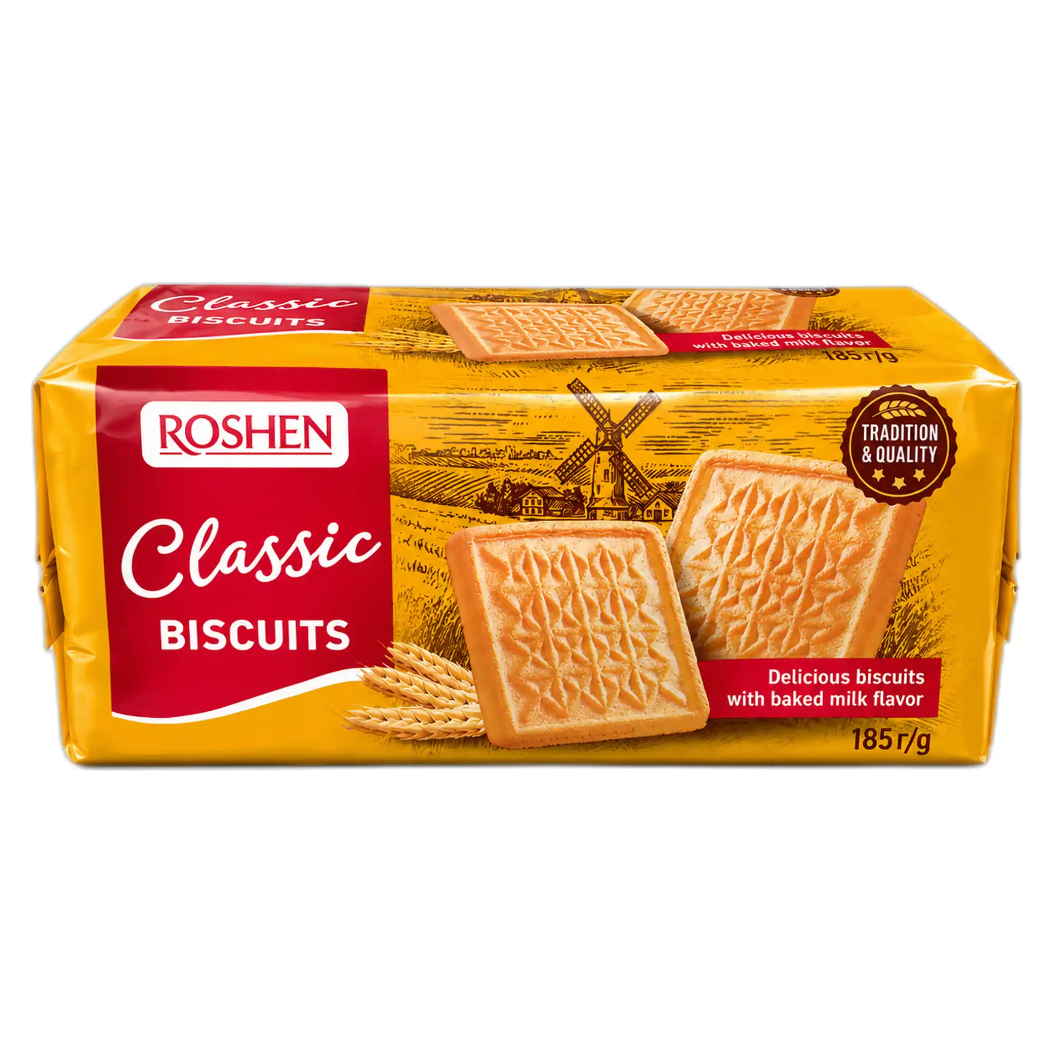 Roshen "Do kávy. Přepuštěné mléko", sušenky, 185g/24ks