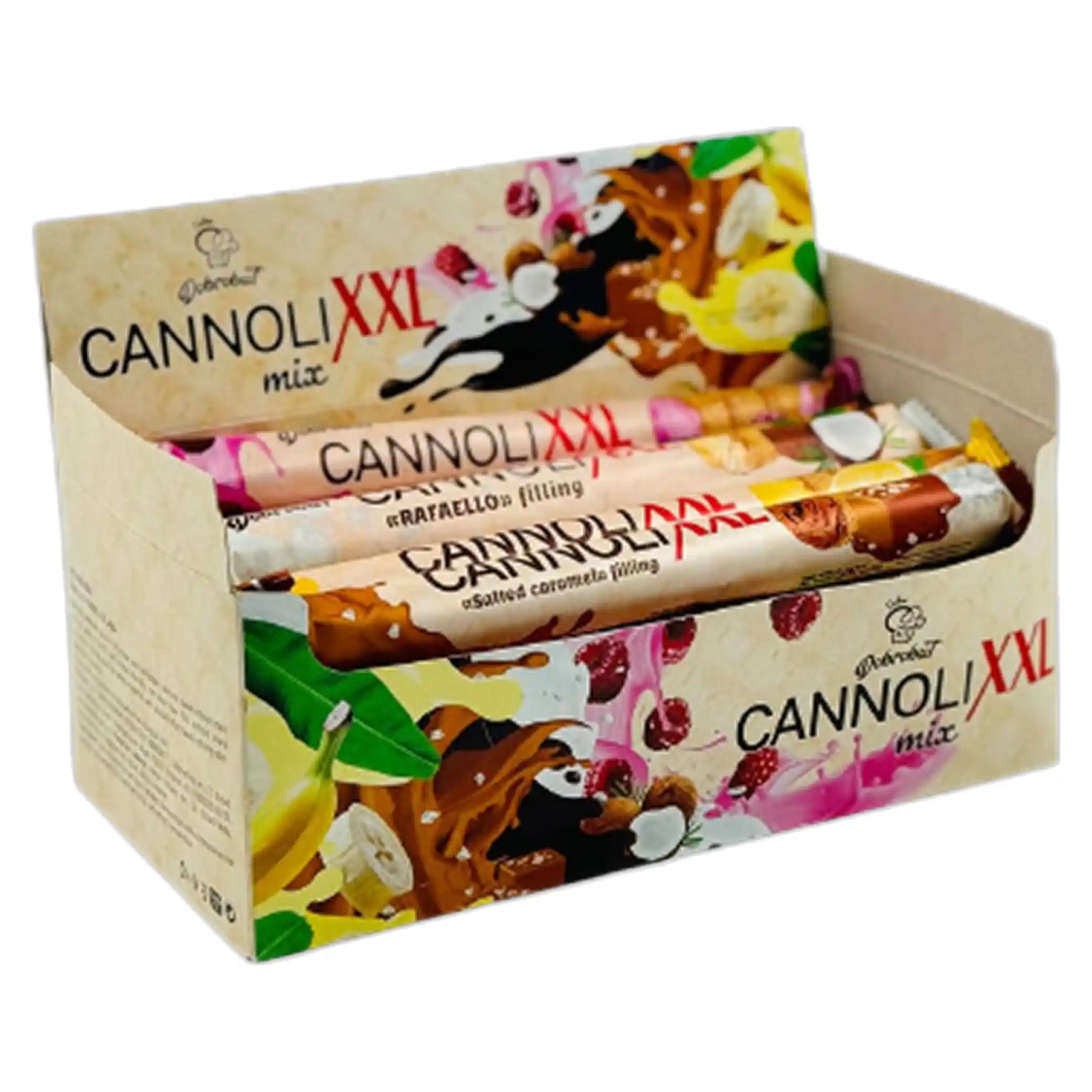 DOBROBUT Vaflové trubičky „Cannoli“ MIX, 42g/20 ks