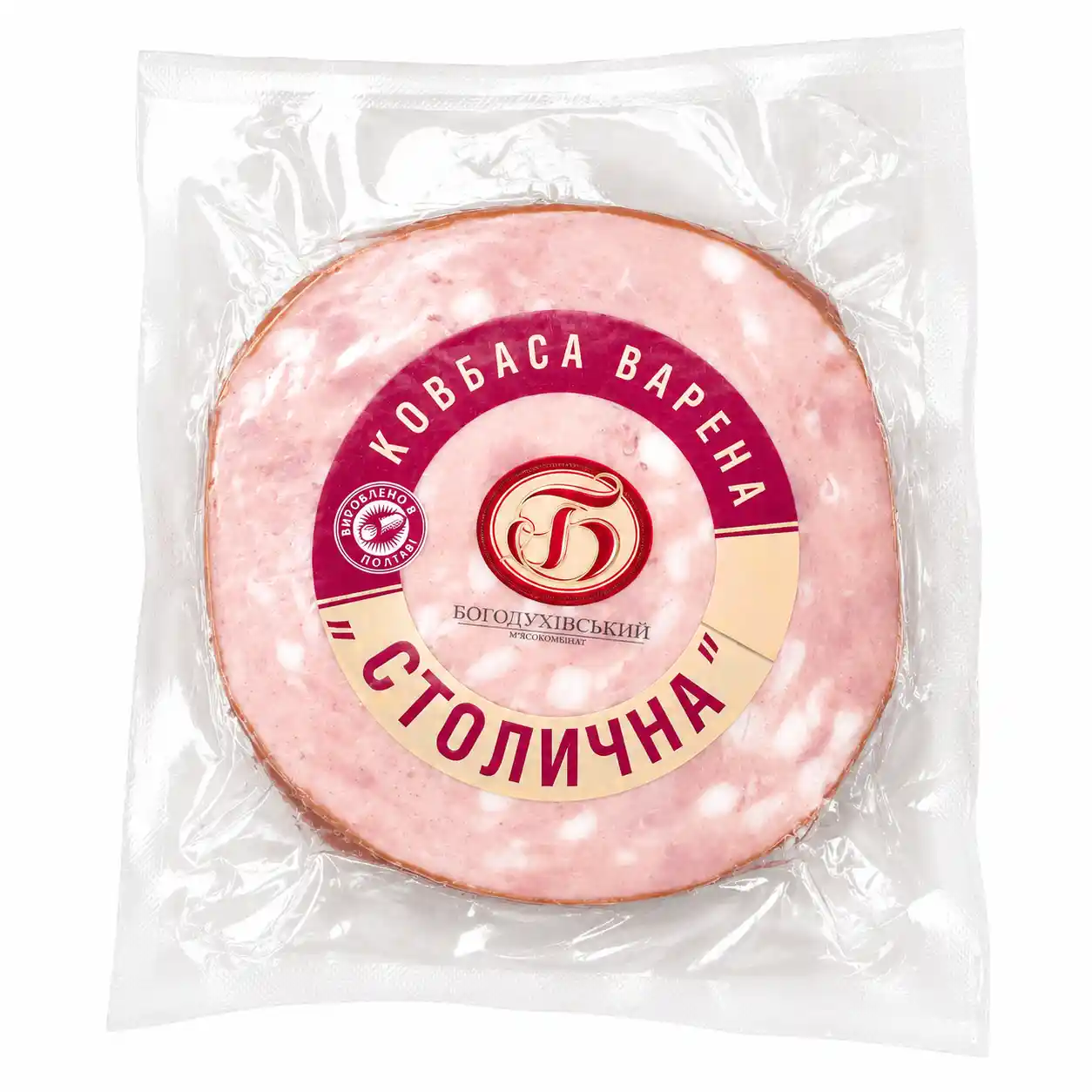MK Bogoduchovskij Vařená klobása "Stoličná" (rozmer 120), ± 600g