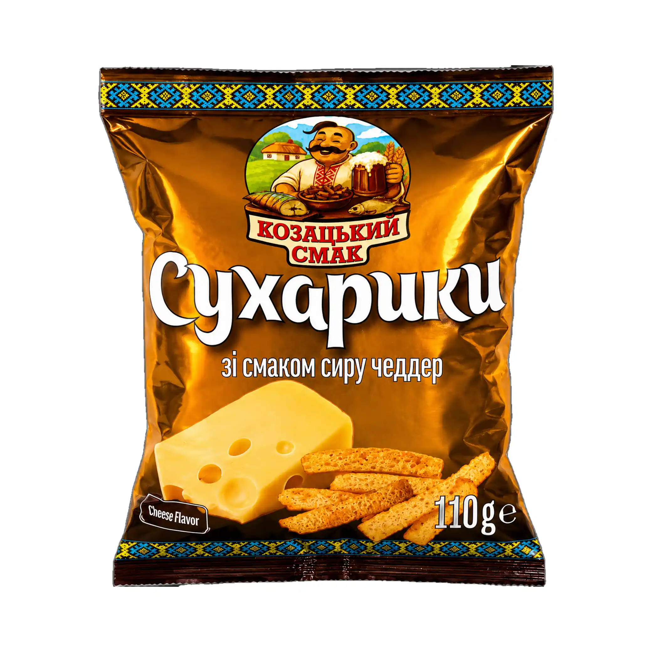 KS "Sýr Cheddar", pšeničné suchariky, 110 g/30ks