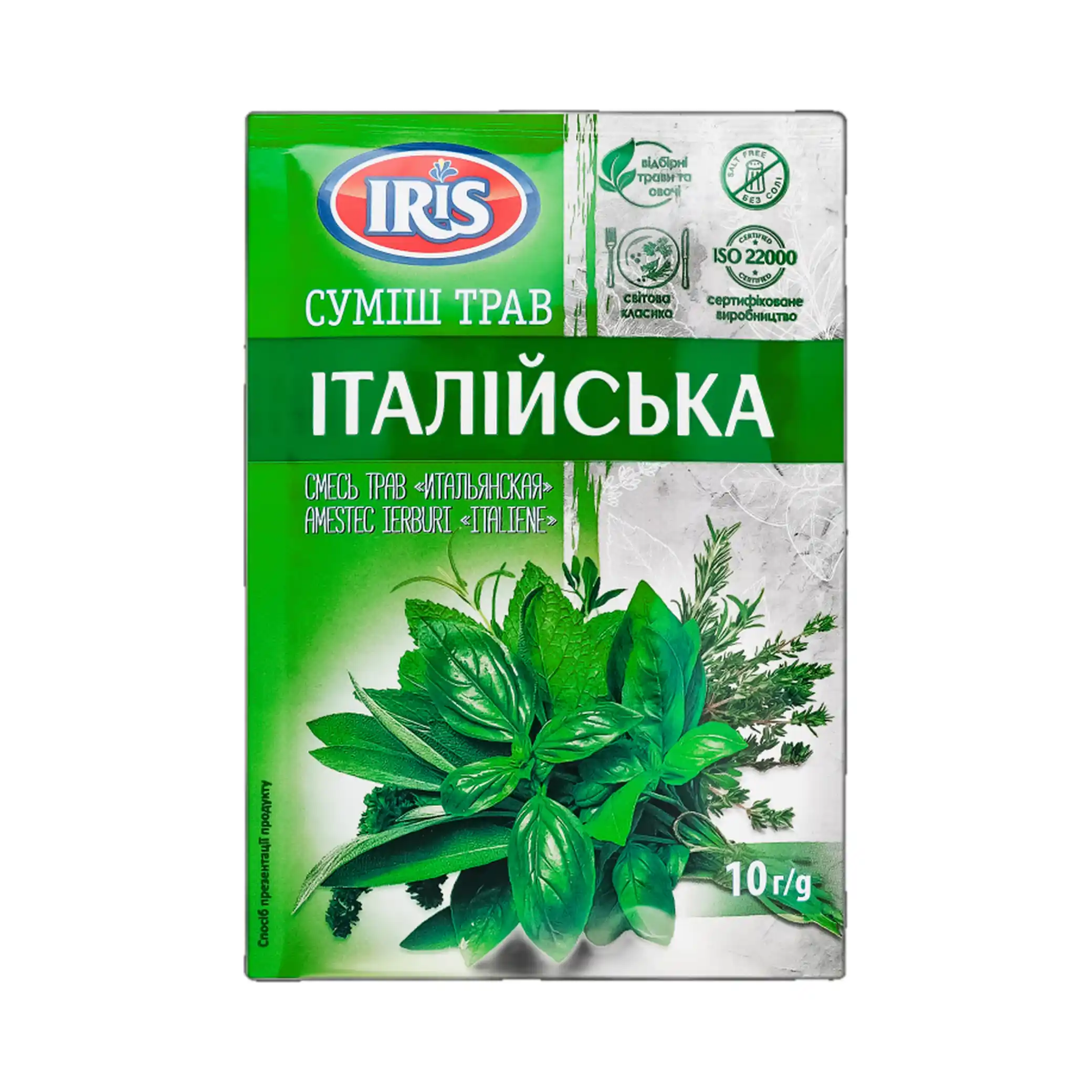 Iris „Italské bylinky“ směs koření, 10 g / 30 ks