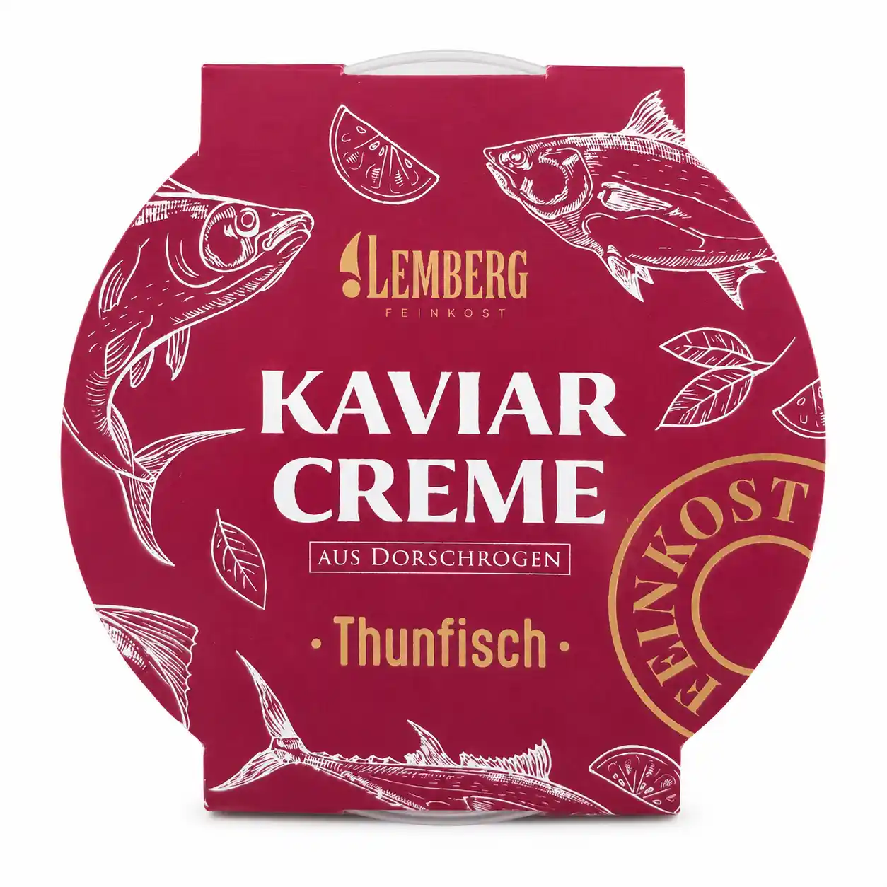 Lemberg „Kaviárový krém s jikrami z tresky a tuňákem“, 150 g/12ks