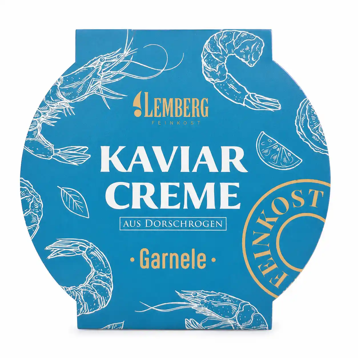 Lemberg „Kaviárový krém s jikrami z tresky a krevetami“, 150 g/12ks