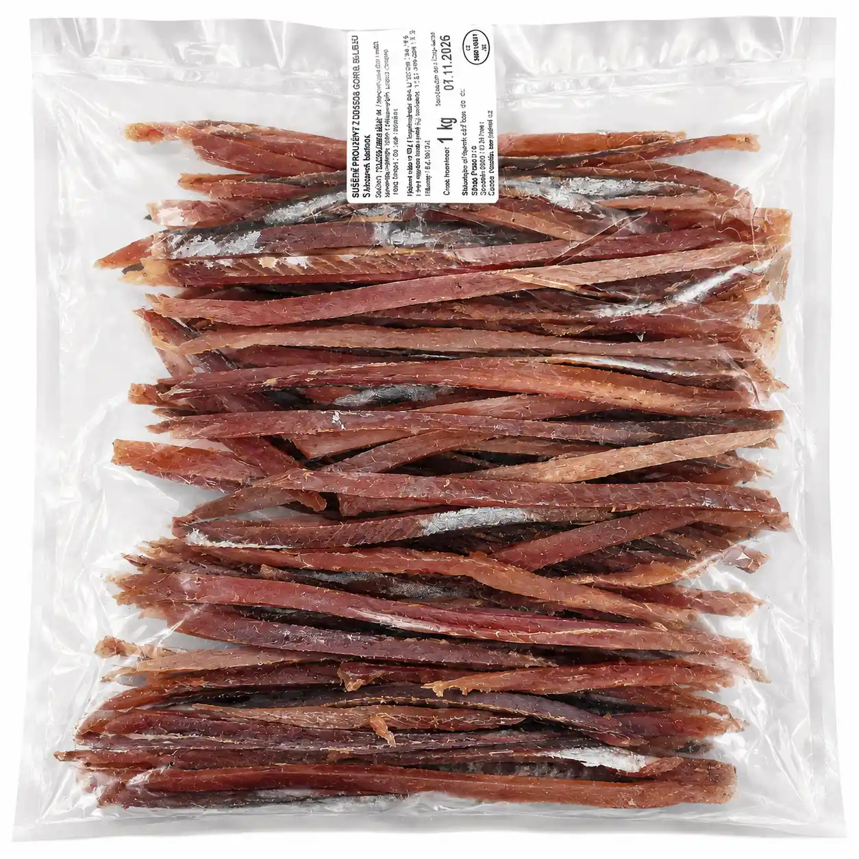 EFT 06 Tolstolobik filet, proužky, sušený, 1 kg