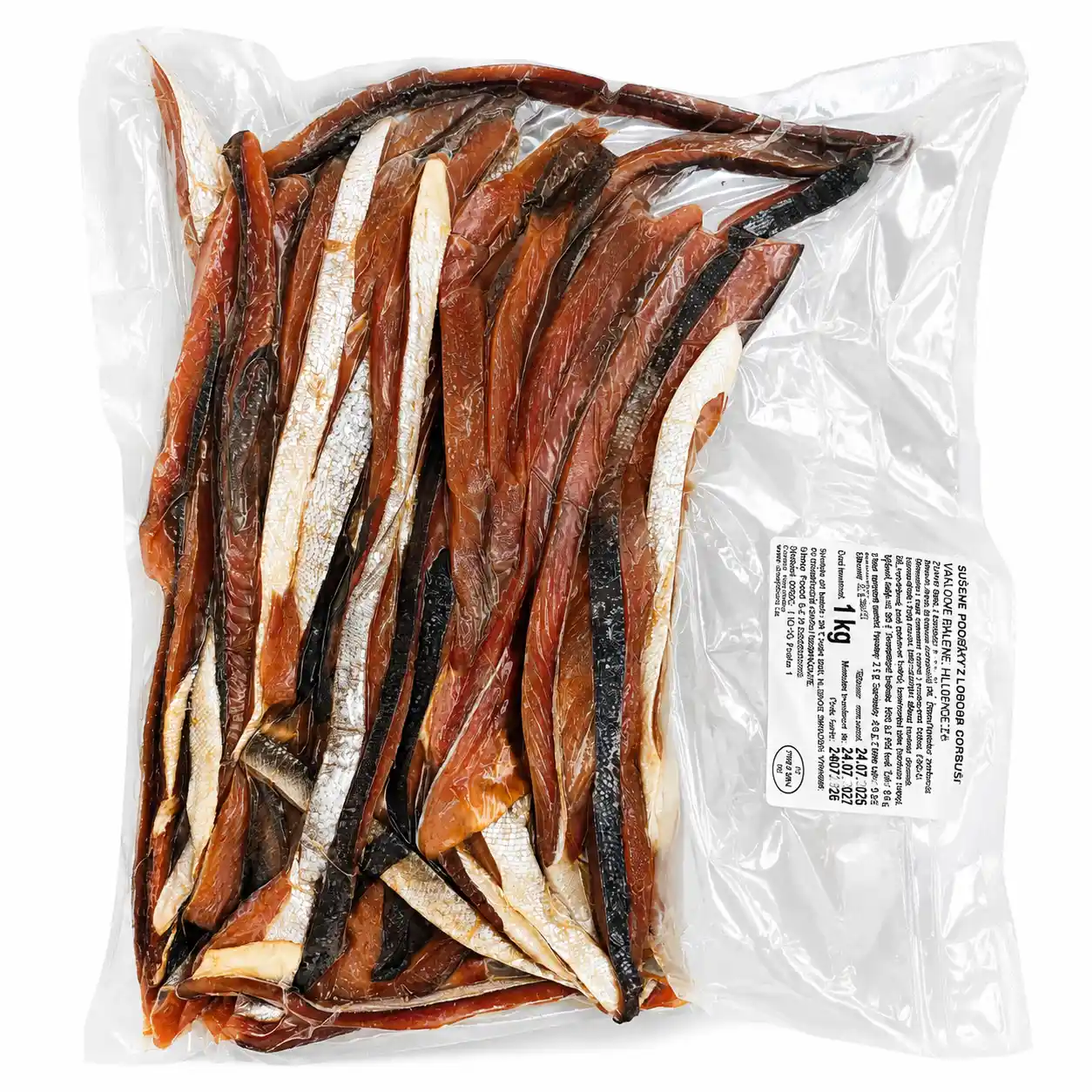 EFT 17 Gorbuša filet s kůží, proužky, sušený, 1 kg/5kg