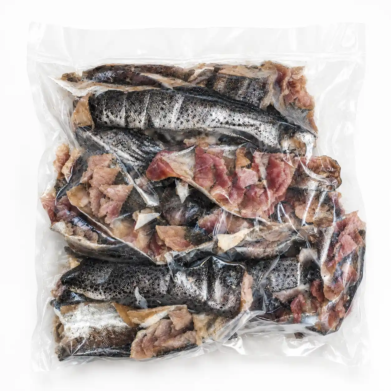 EFT Pstruh duhový filet porce, marinovaný, sušený, zmrazený, 2 kg/10kg