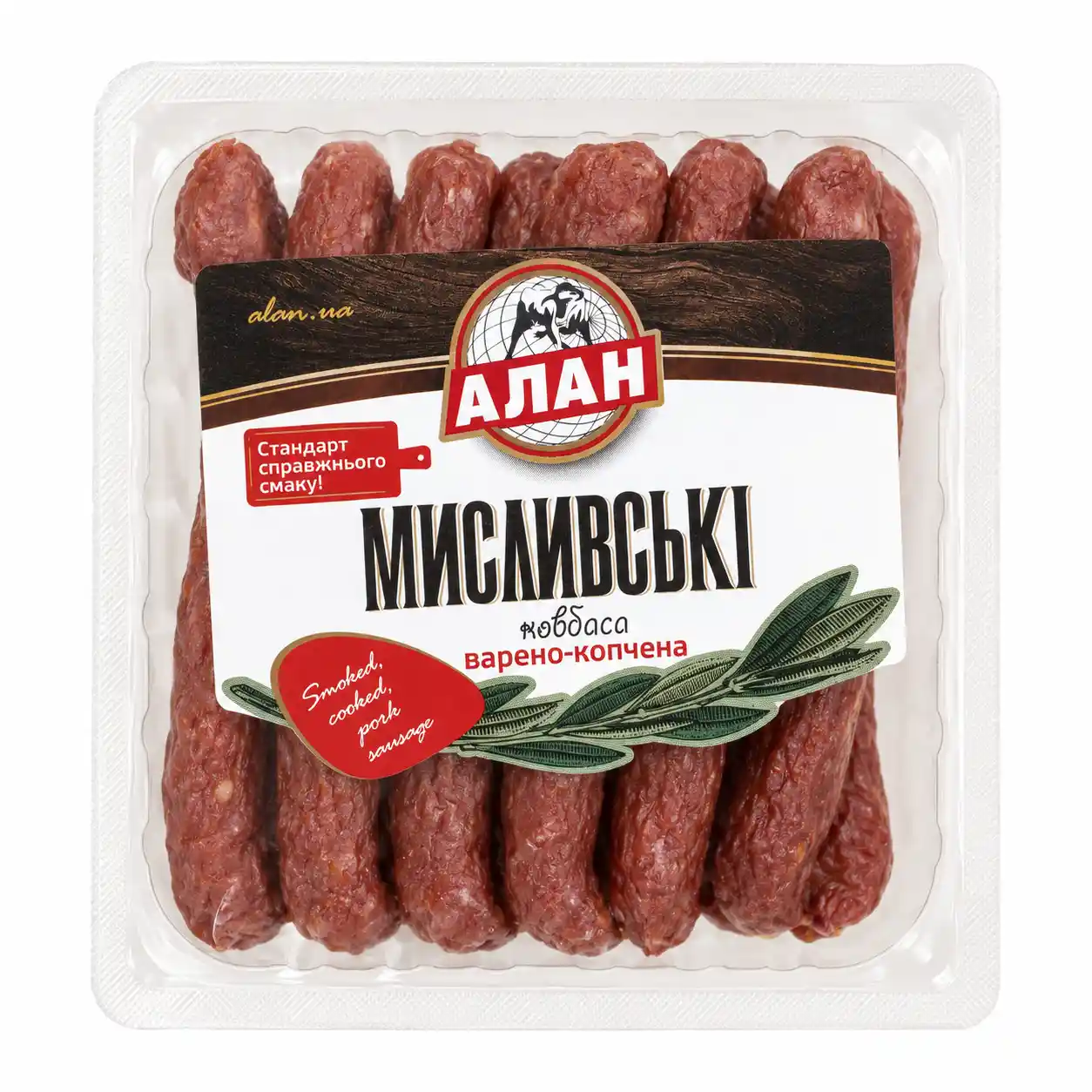 Alan „Lovecké“ uzené klobásky, 250 g/10 ks
