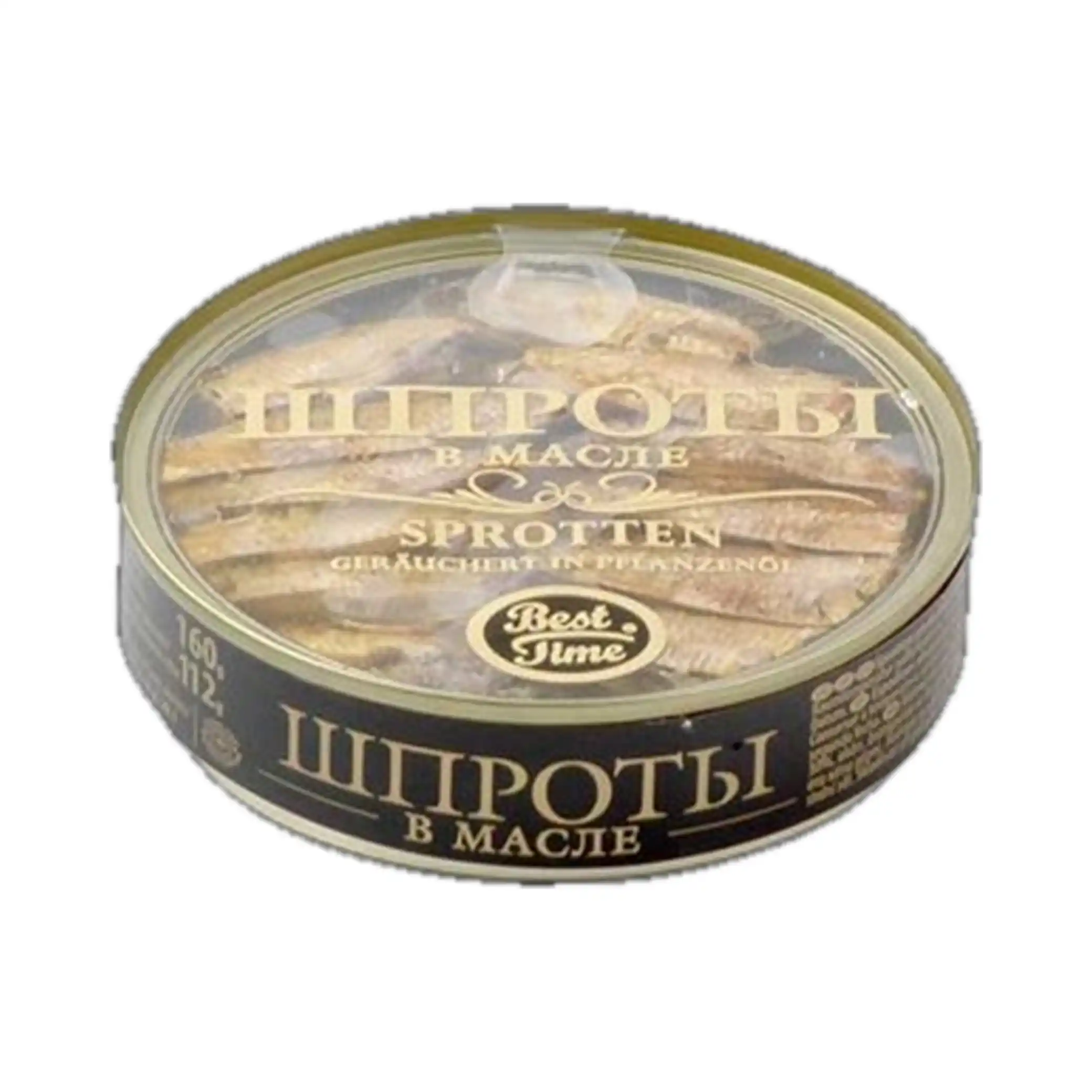 Best Time Šproty uzené v oleji, pleh 160g/10ks
