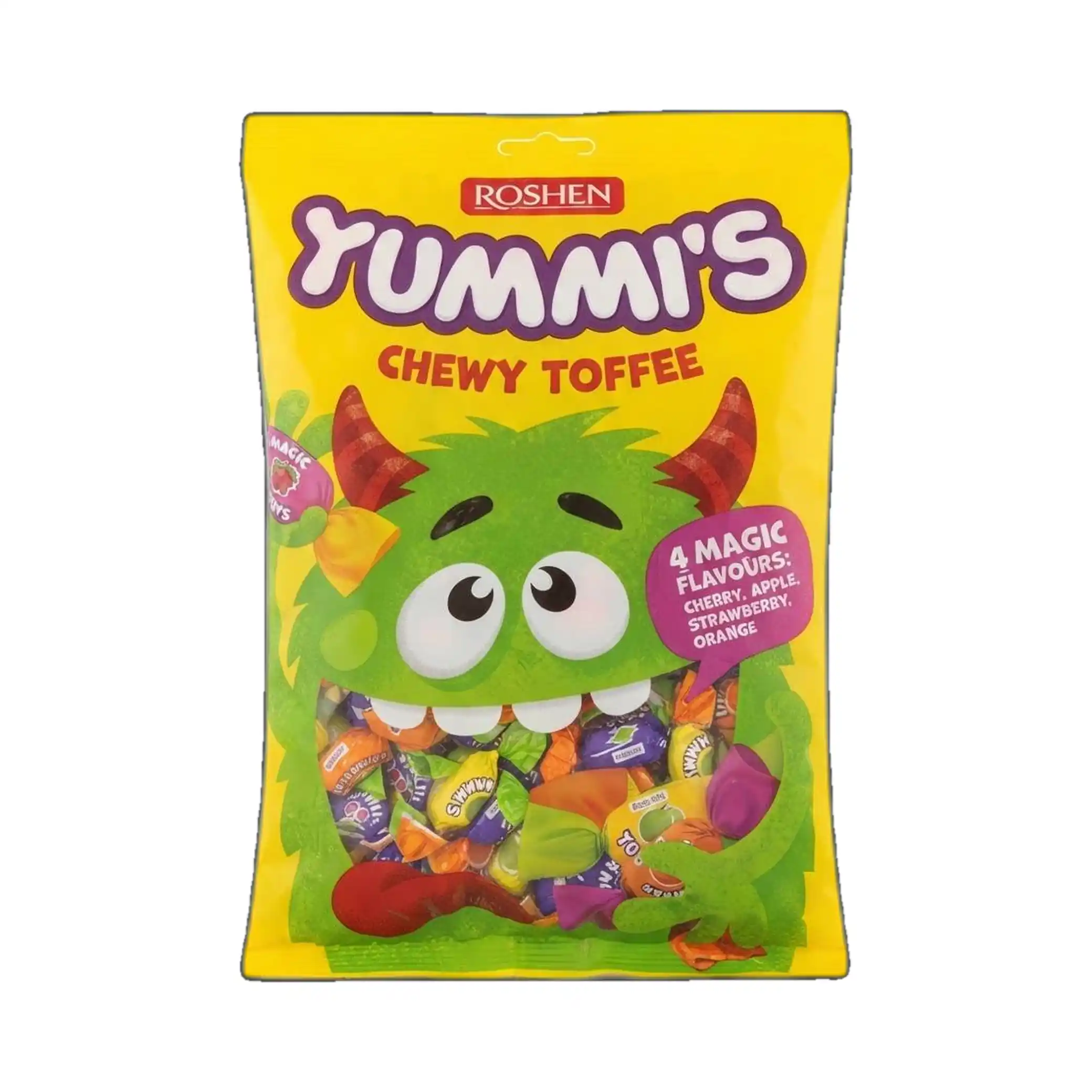 Roshen „Yummi's“ žvýkací karamely s ovocnými příchutěmi, 1 kg/7 ks