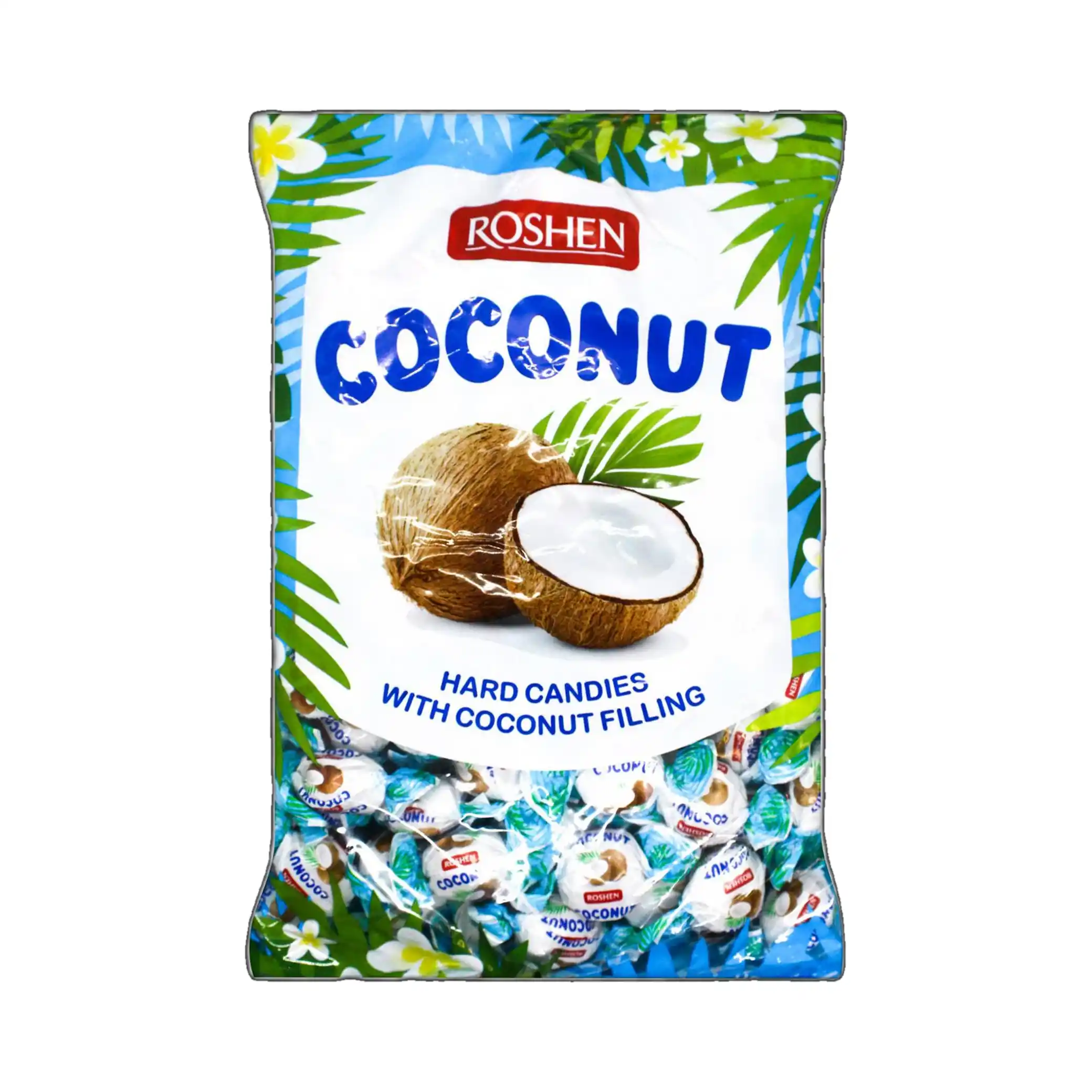 Roshen „Coconut“ bonbóny s kokosovou náplní, 1 kg/7 ks