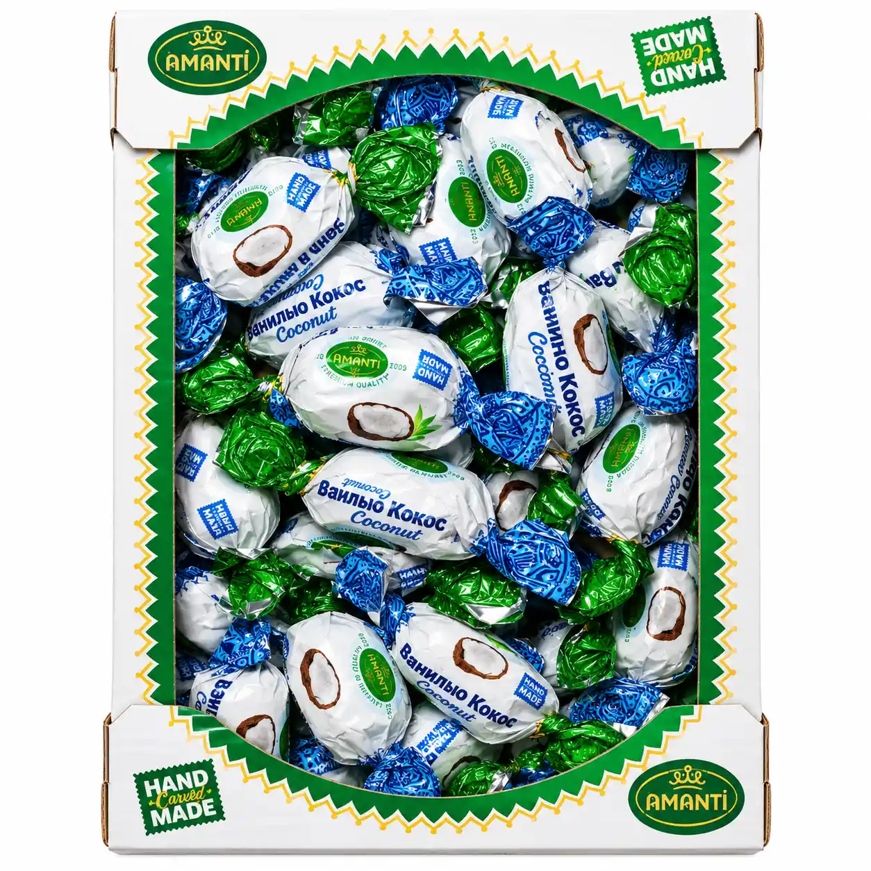 Amanti „Bountino Coconut“ bonbóny v polevě, 1 kg