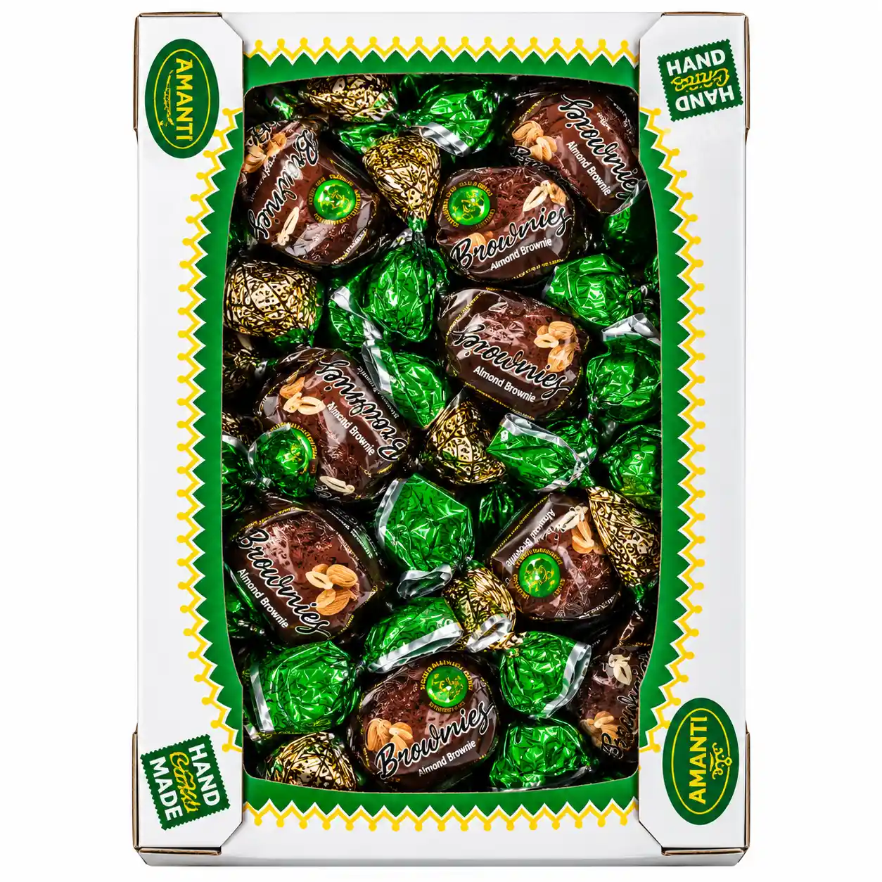 Amanti „Brownies s mandlemi“ bonbóny, 1 kg
