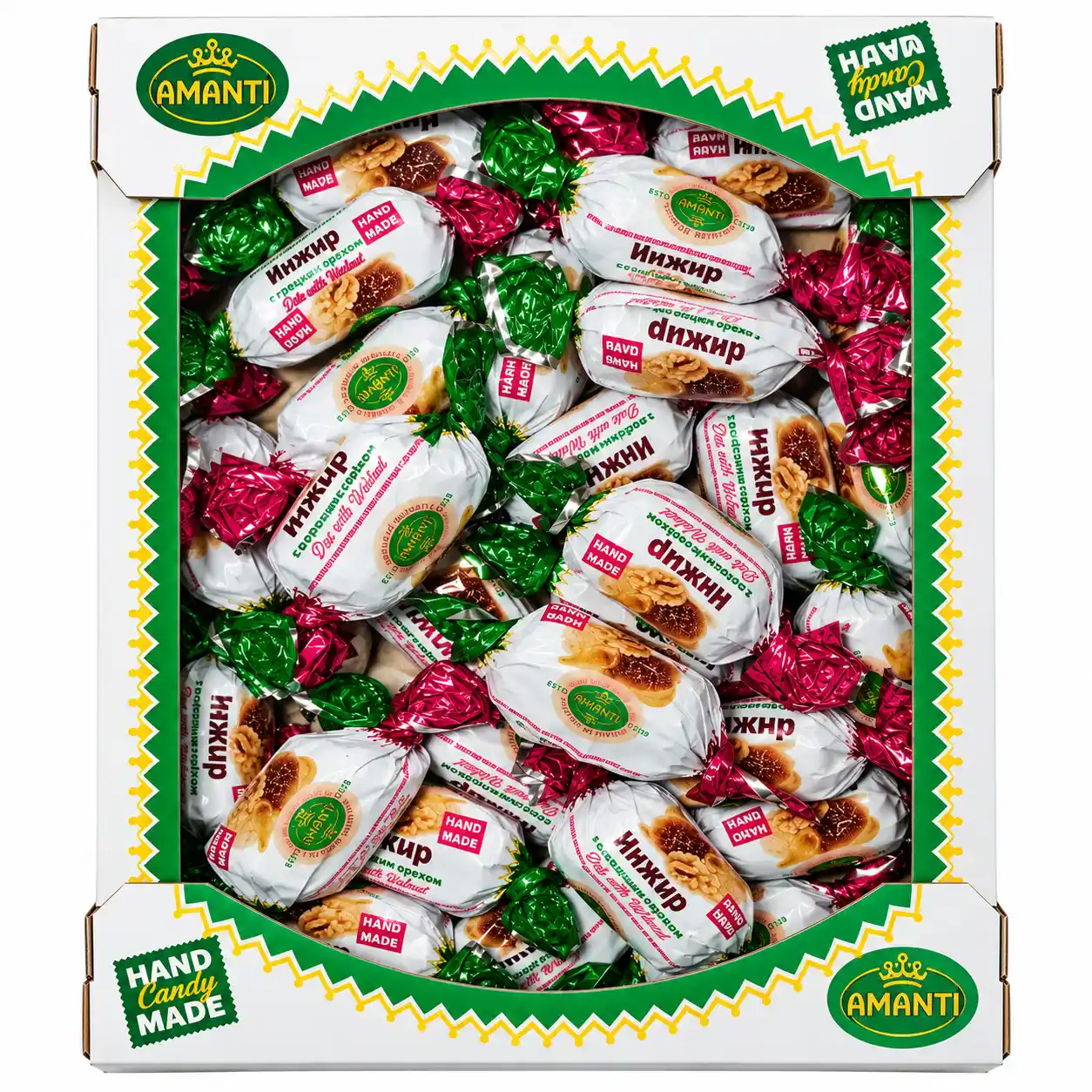 Amanti „Fíky s vlašskými ořechy“ bonbóny v polevě, 1 kg